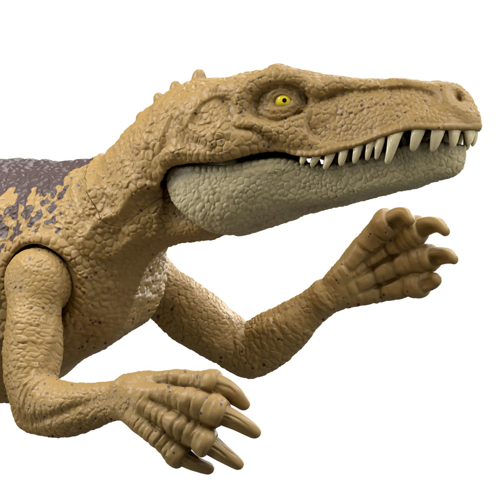 Jurassic World Rebirth Strike Attack Herrerasaurus Dinosaur Toy, Single Strike Action, Authentic & Posable