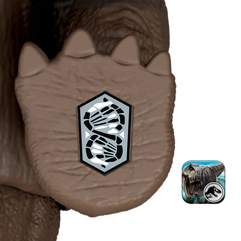 Jurassic World Rebirth Gigantic Thrashers Eotriceratops Dinosaur Figure Toy, Tail Activated Attack