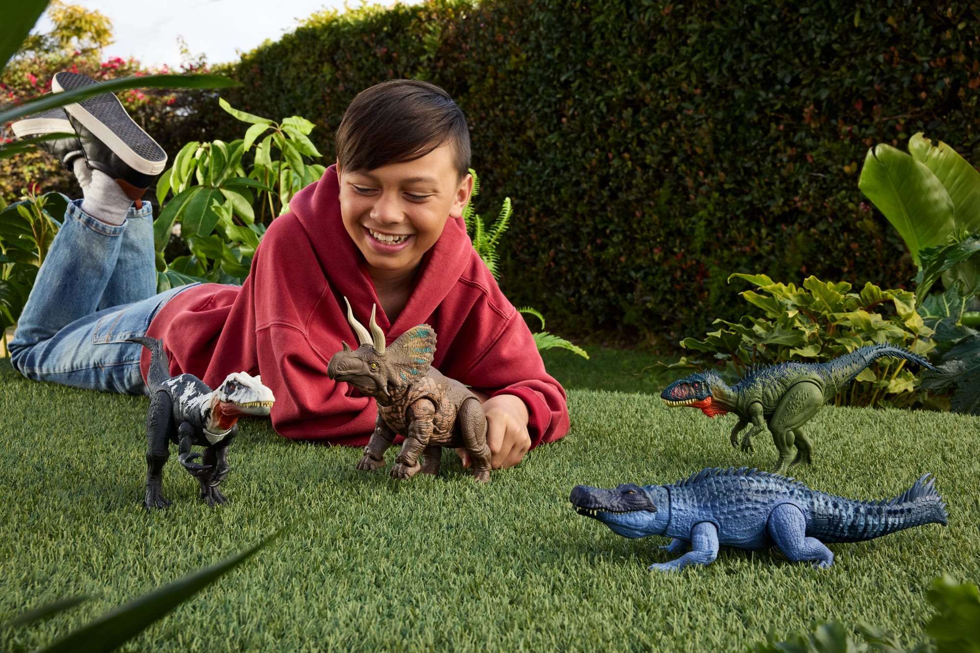 Jurassic World Dinosaurio de Juguete Rebirth Rastreadores Gigantes Chilantaisaurus