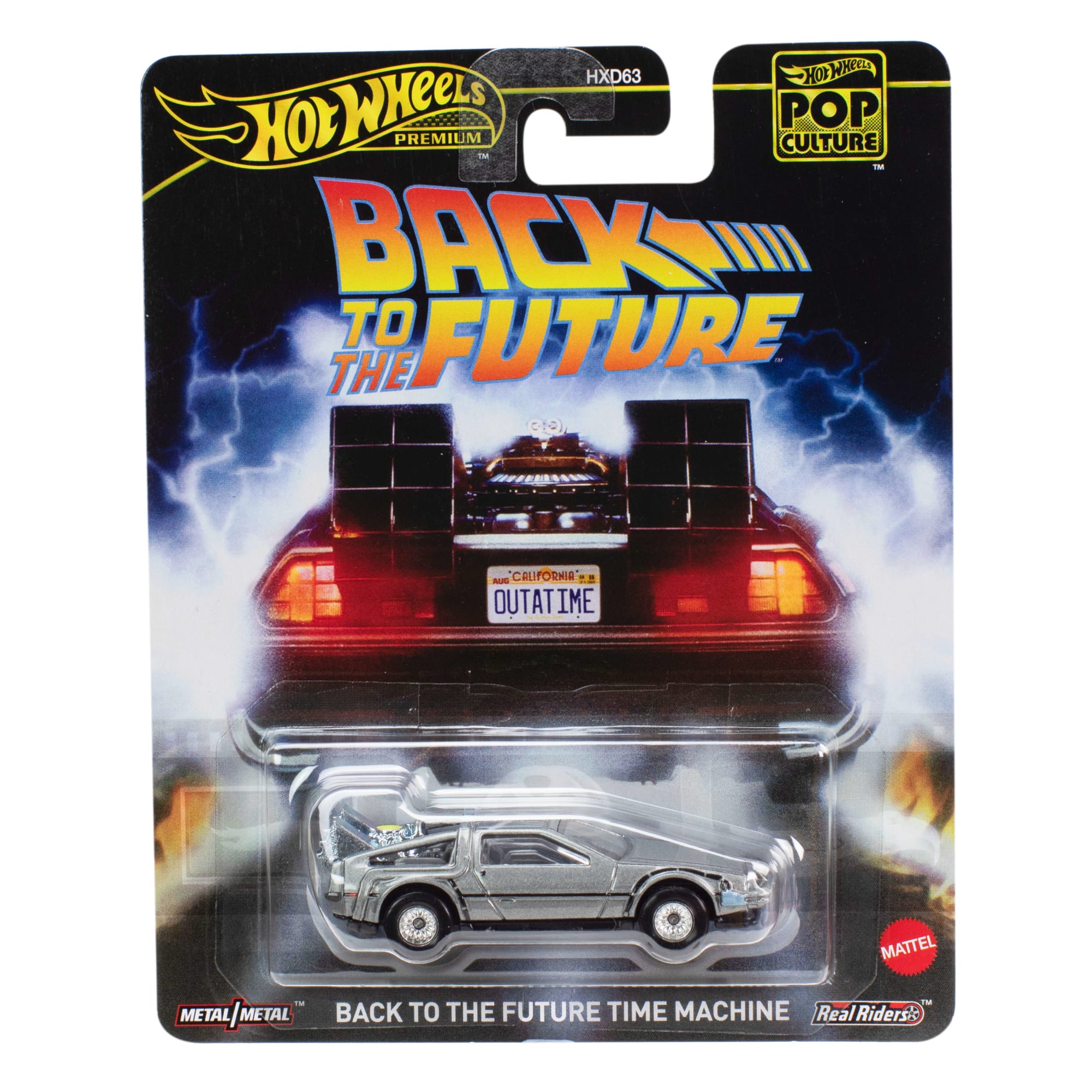 Hot Wheels Collector Veículo de Brinquedo BTTF DeLorean DMC12
