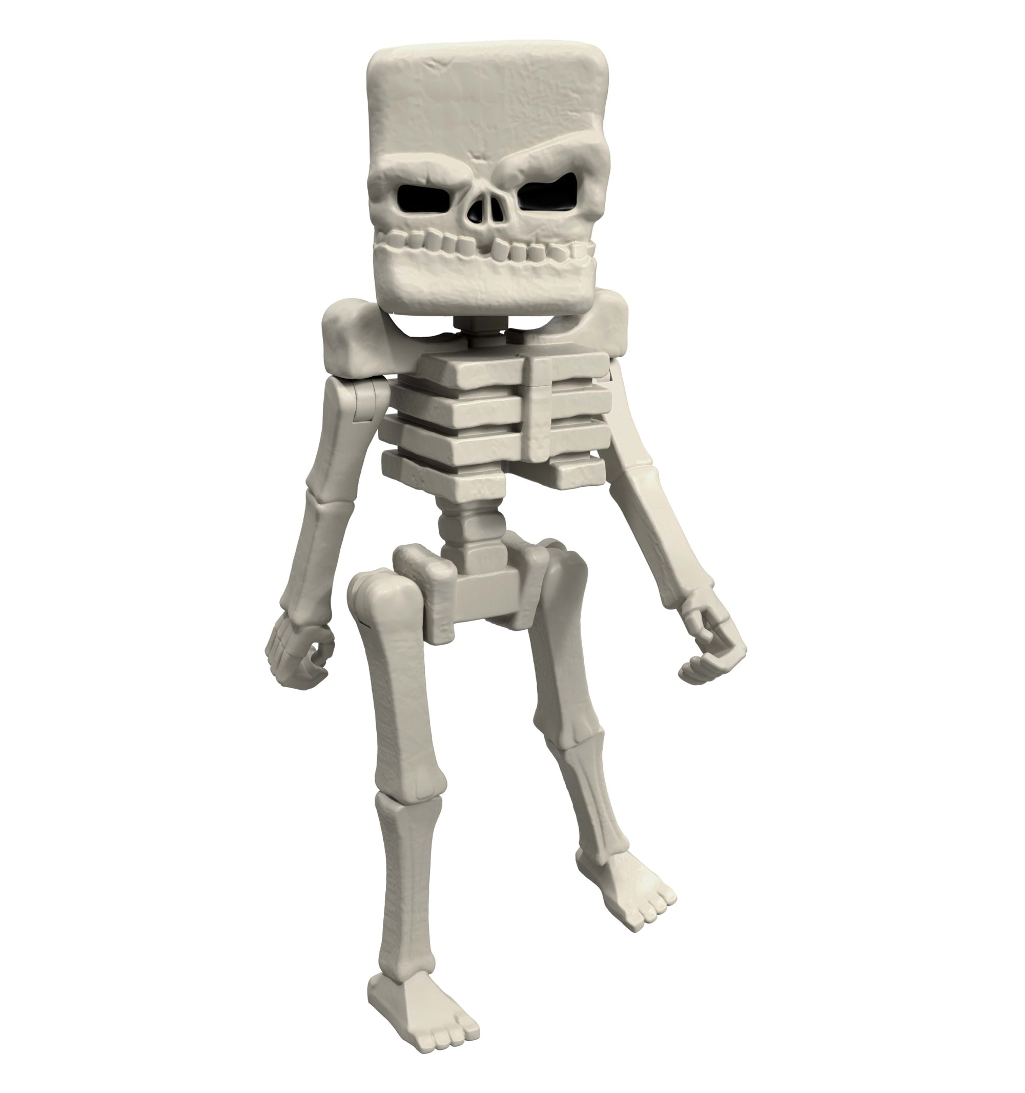 Minecraft o Filme Figura de Ação Esqueleto de 4 polegadas