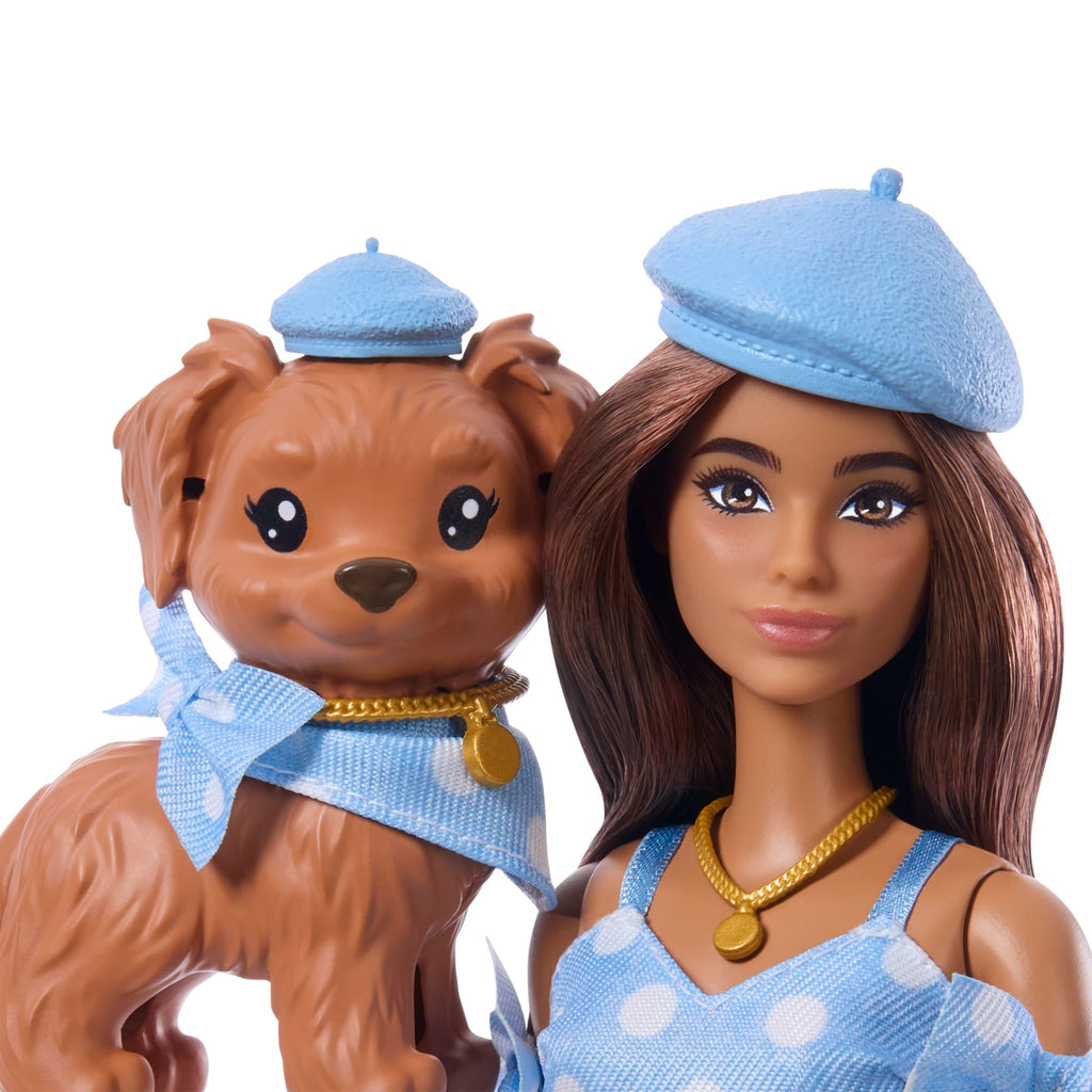 Barbie Fashion & Beauty Muñeca Looks Iguales Teresa y Perrito
