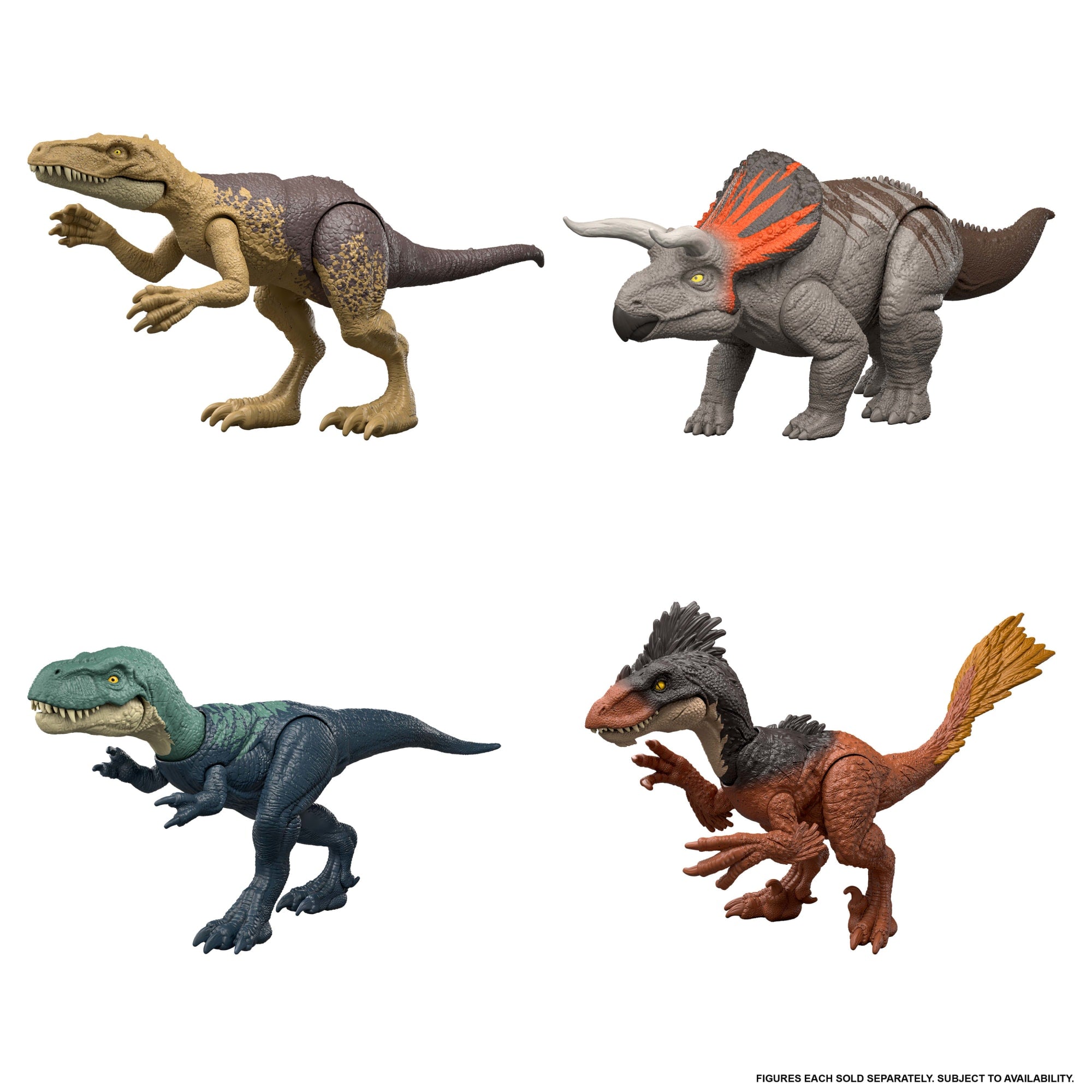 Jurassic World Rebirth Strike Attack Herrerasaurus Dinosaur Toy, Single Strike Action, Authentic & Posable