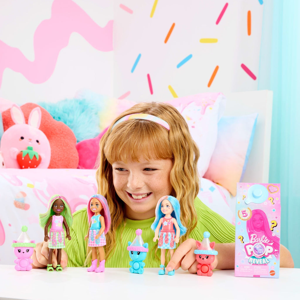 Barbie Chelsea Pop Reveal Shakes Series Doll With Scent & Color Change