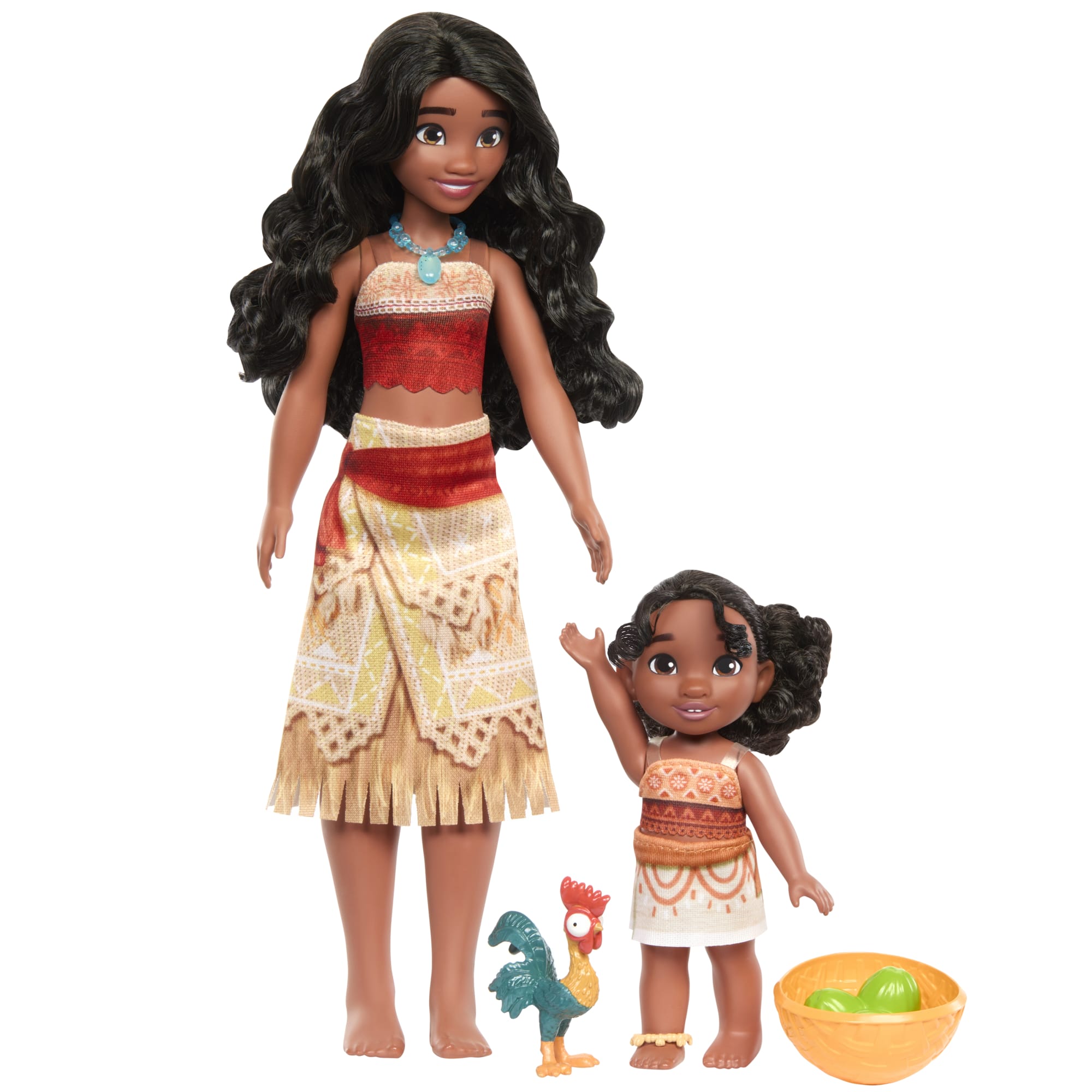 Disney Moana 2 Moana & Simea Sister Set With 2 Fashion Dolls & 3 Accessories, inspired By The Movie