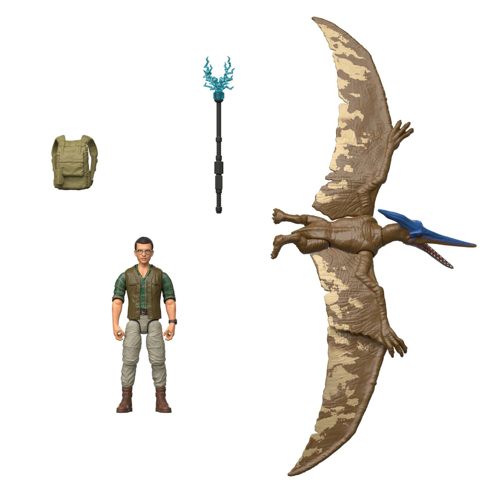 Jurassic World Brinquedo Humano e dinossauro