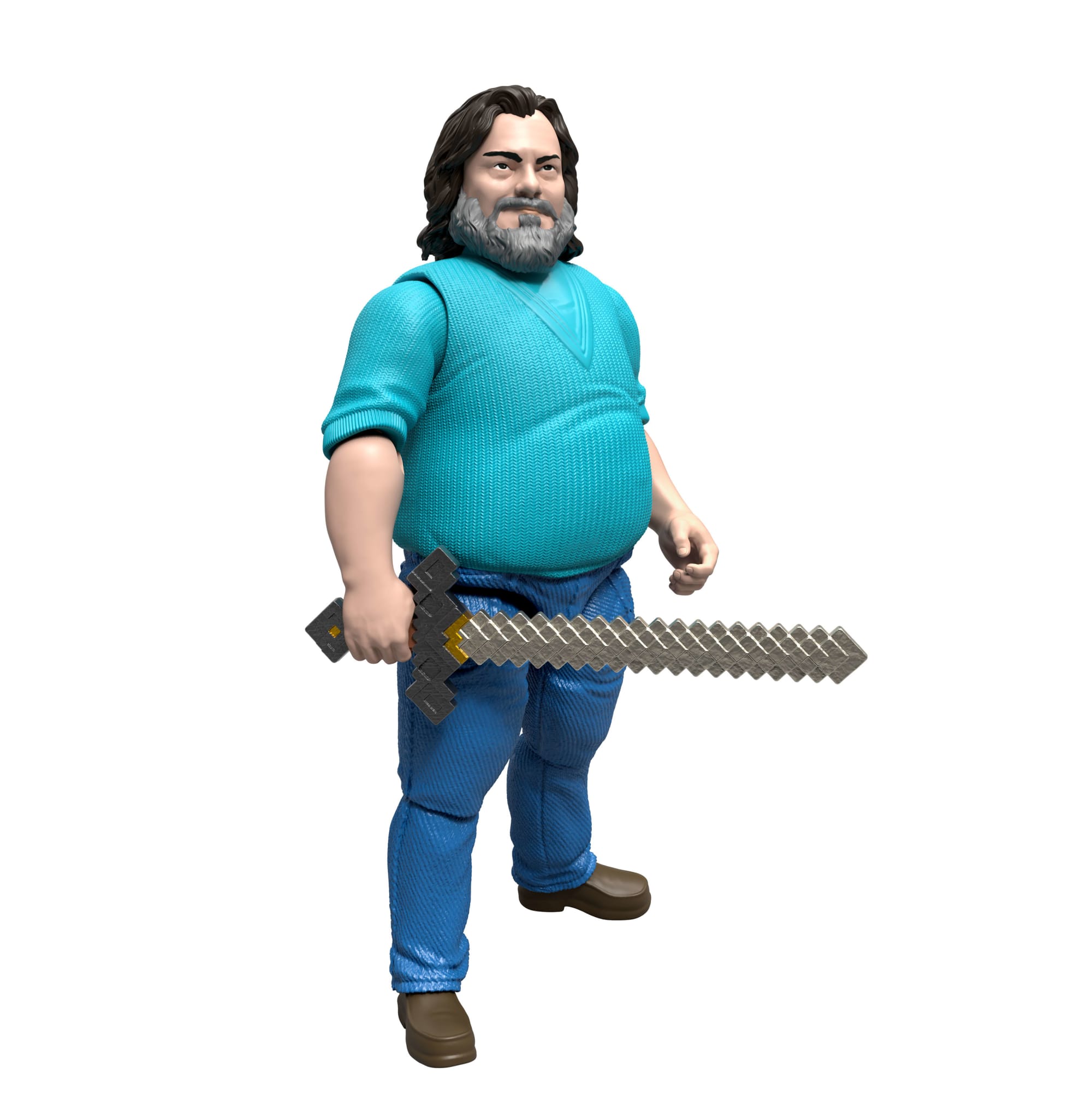 Minecraft La Película Figura de Acción Steve de 4 pulgadas