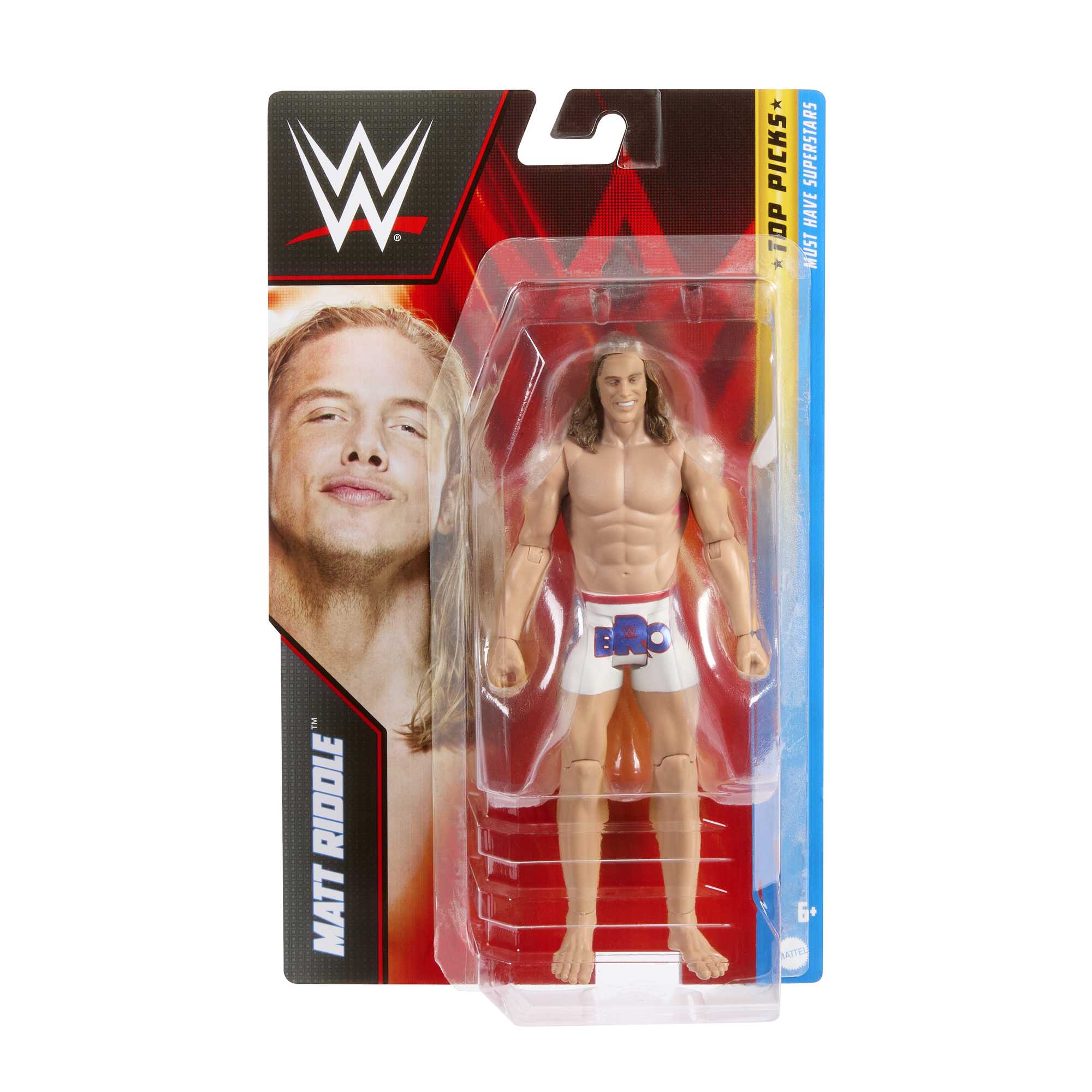 WWE Top Picks Action Figures, 6-Inch Collectible Superstars With Articulation