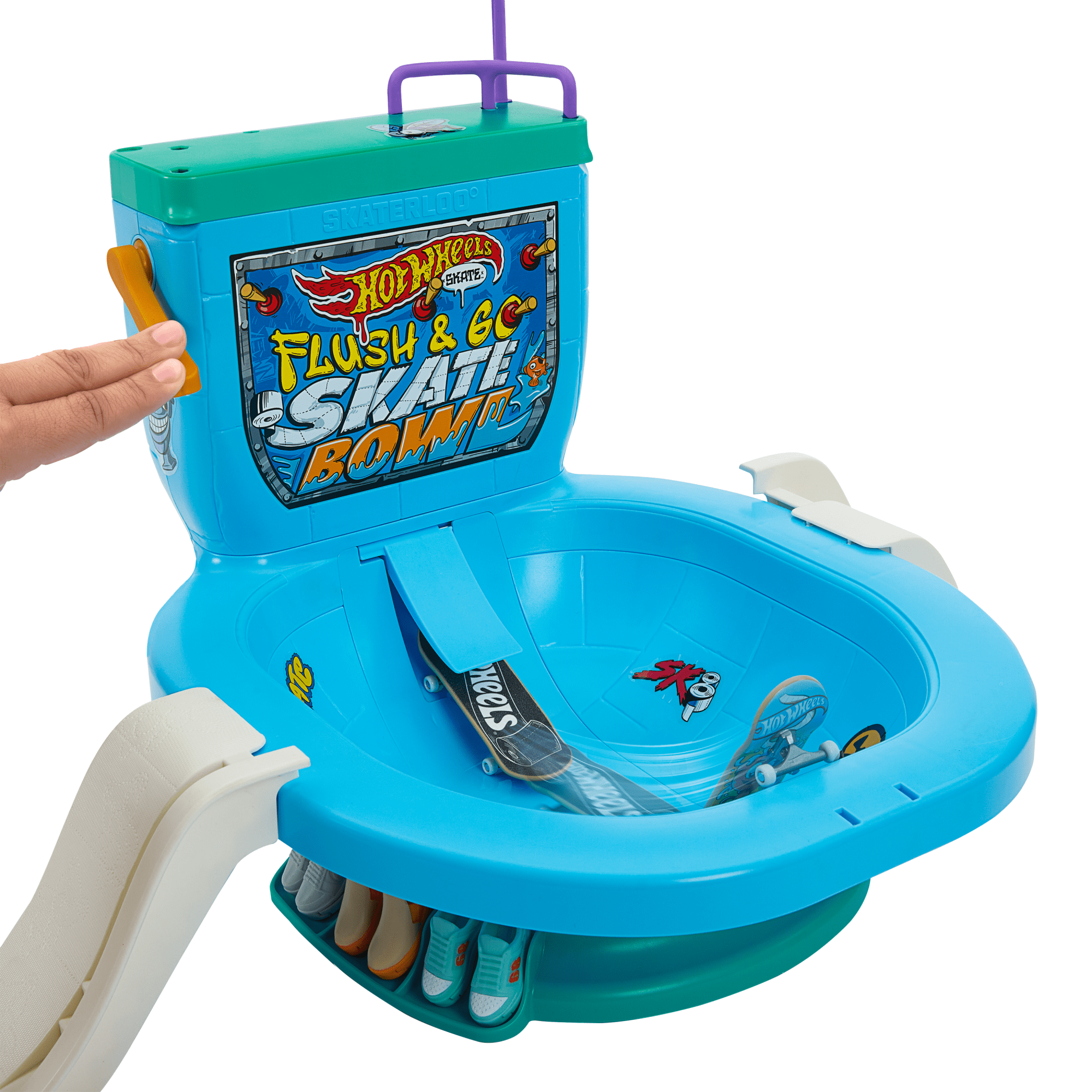 Hotwheels Skate-Tirez La Chasse: C’Est Parti!-Coffret Fingerboard