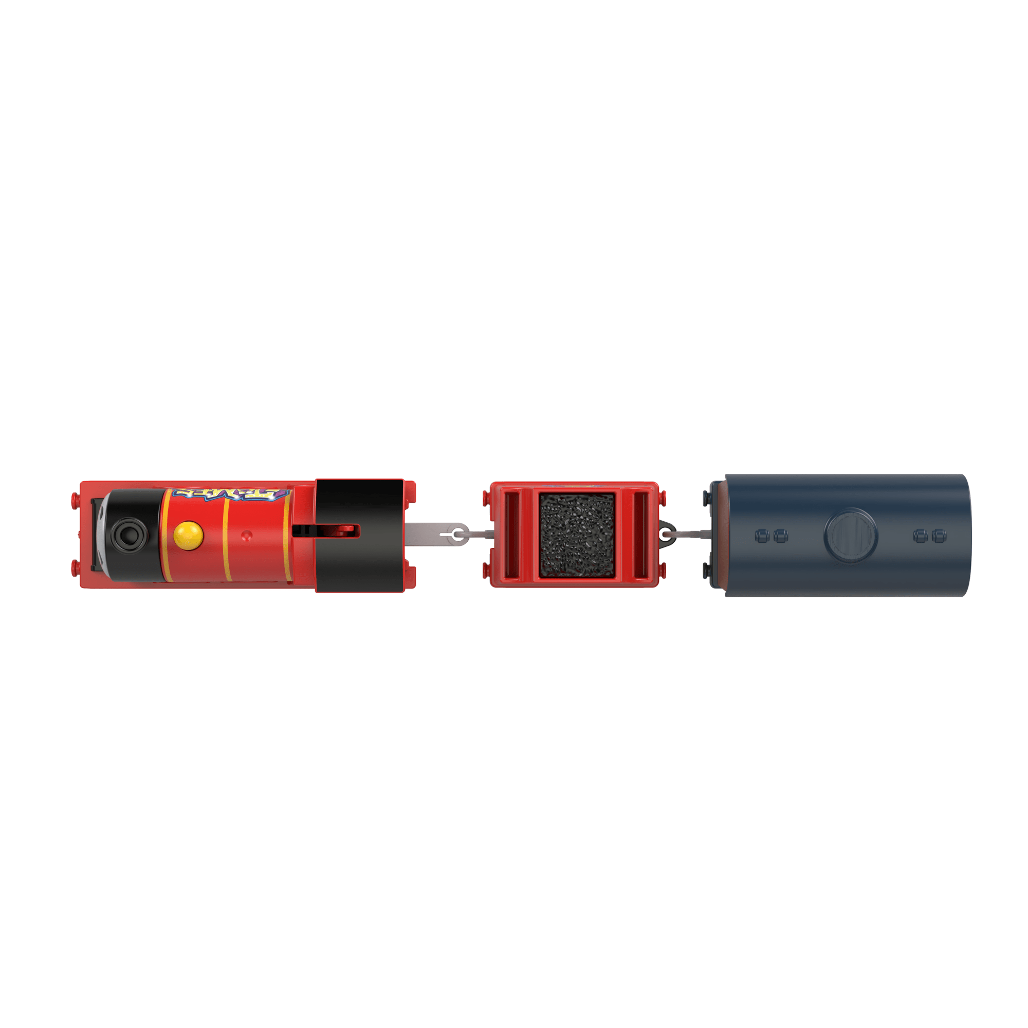 Thomas & Friends Graffiti James Motorized Toy Train Engine With Tender & Cargo Car For Kids