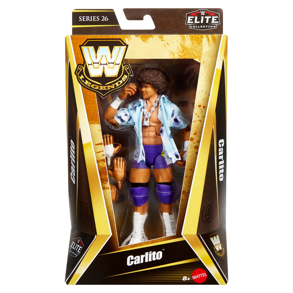 WWE Elite Legends Carlito Action Figure & Accessories, Series 26 Collectible Set, 6-inch