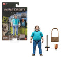 Minecraft Steve Action Figure & Accessories, 4-Inch Toy Set Inspired By A Minecraft Movie