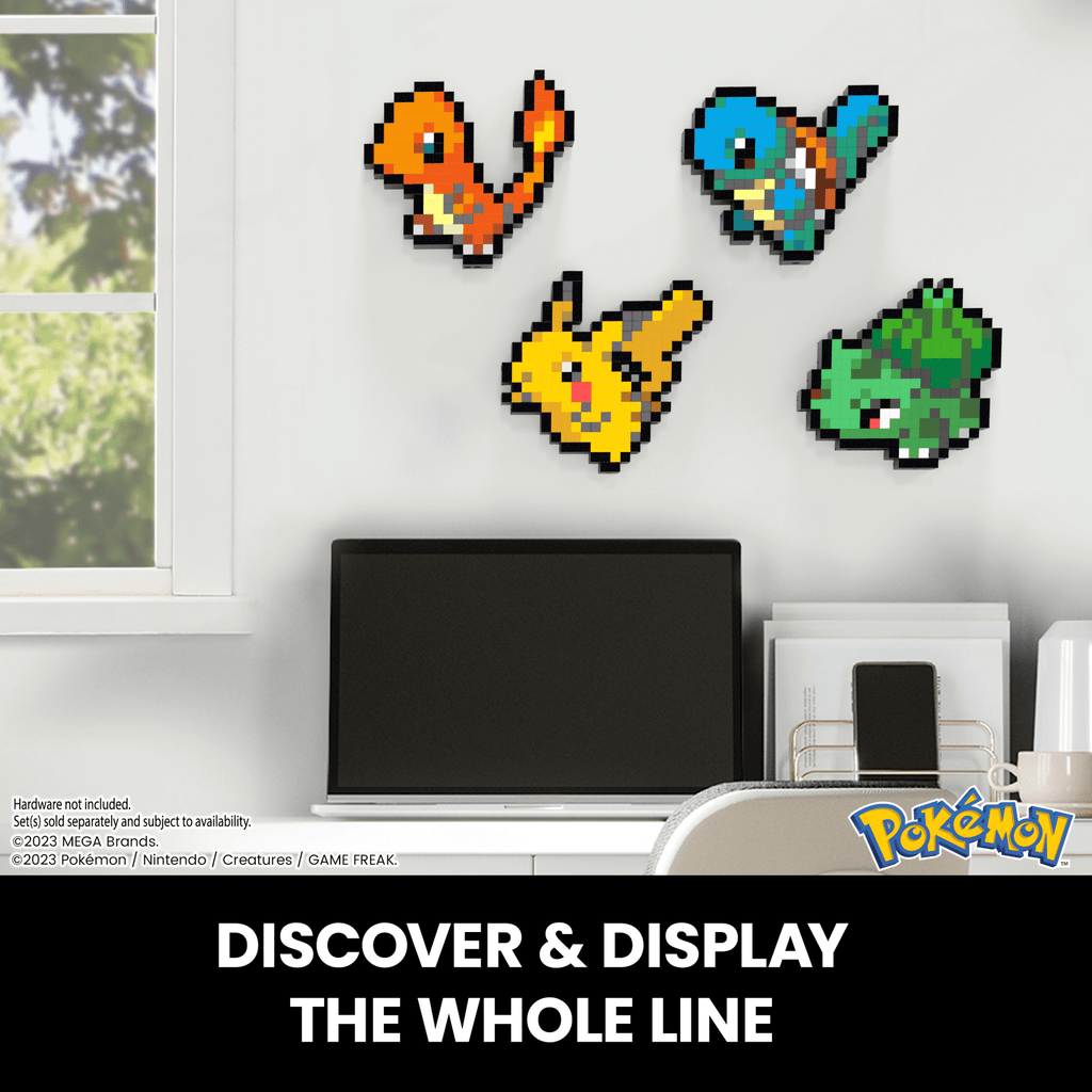 MEGA Pokémon Charmander Building Toy Kit (349 Pieces) Retro Set For Collectors