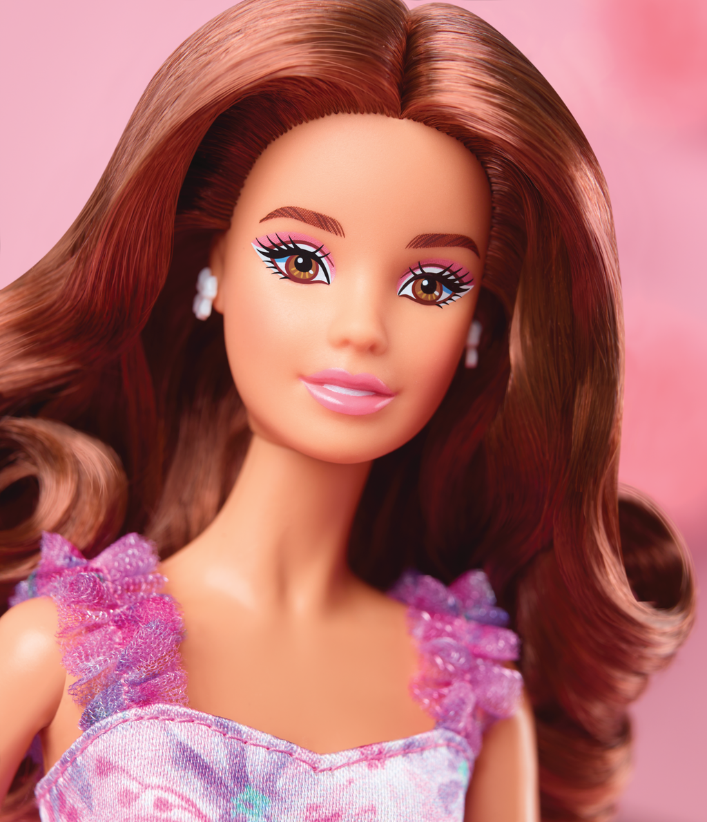Barbie Signature Birthday Wishes Collectible Doll in Lilac Dress With Giftable Packaging
