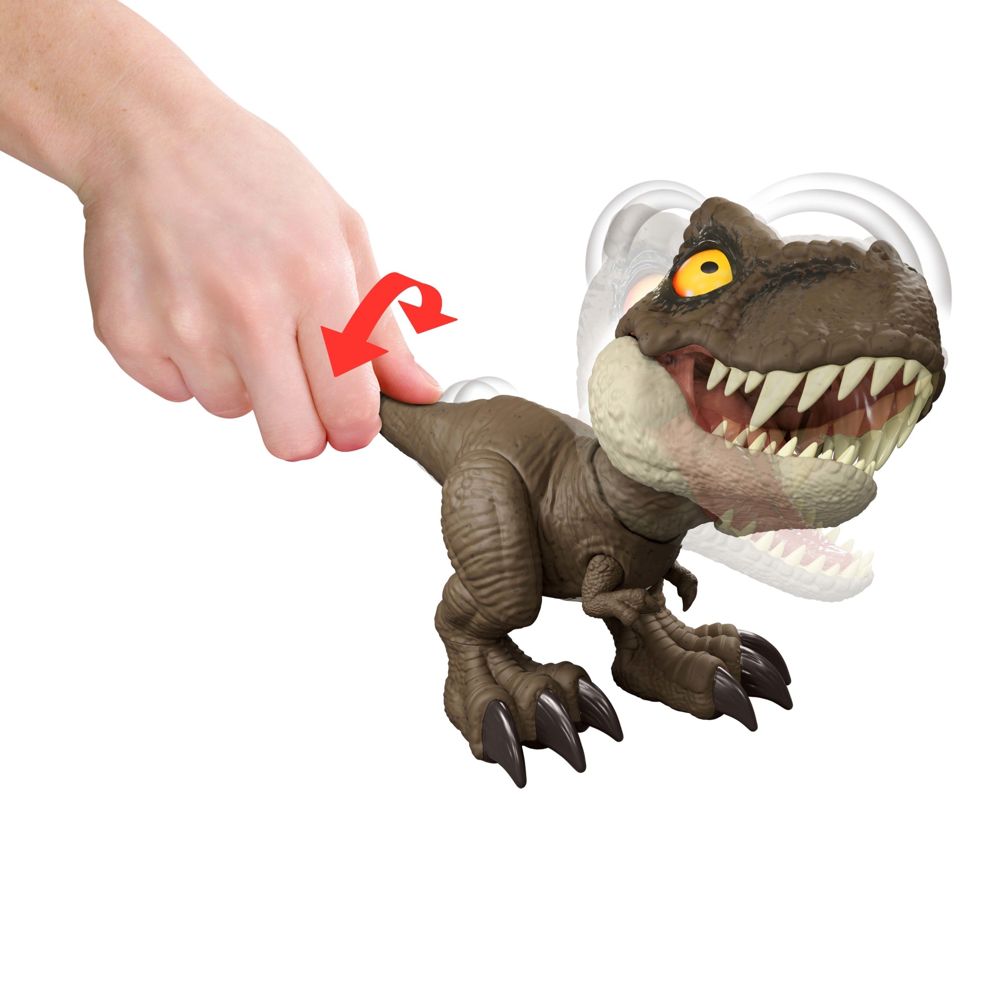 Jurassic World Roar Command Tyrannosaurus Rex Dinosaur Figure Toy, Records, Plays & Roars, T. Rex