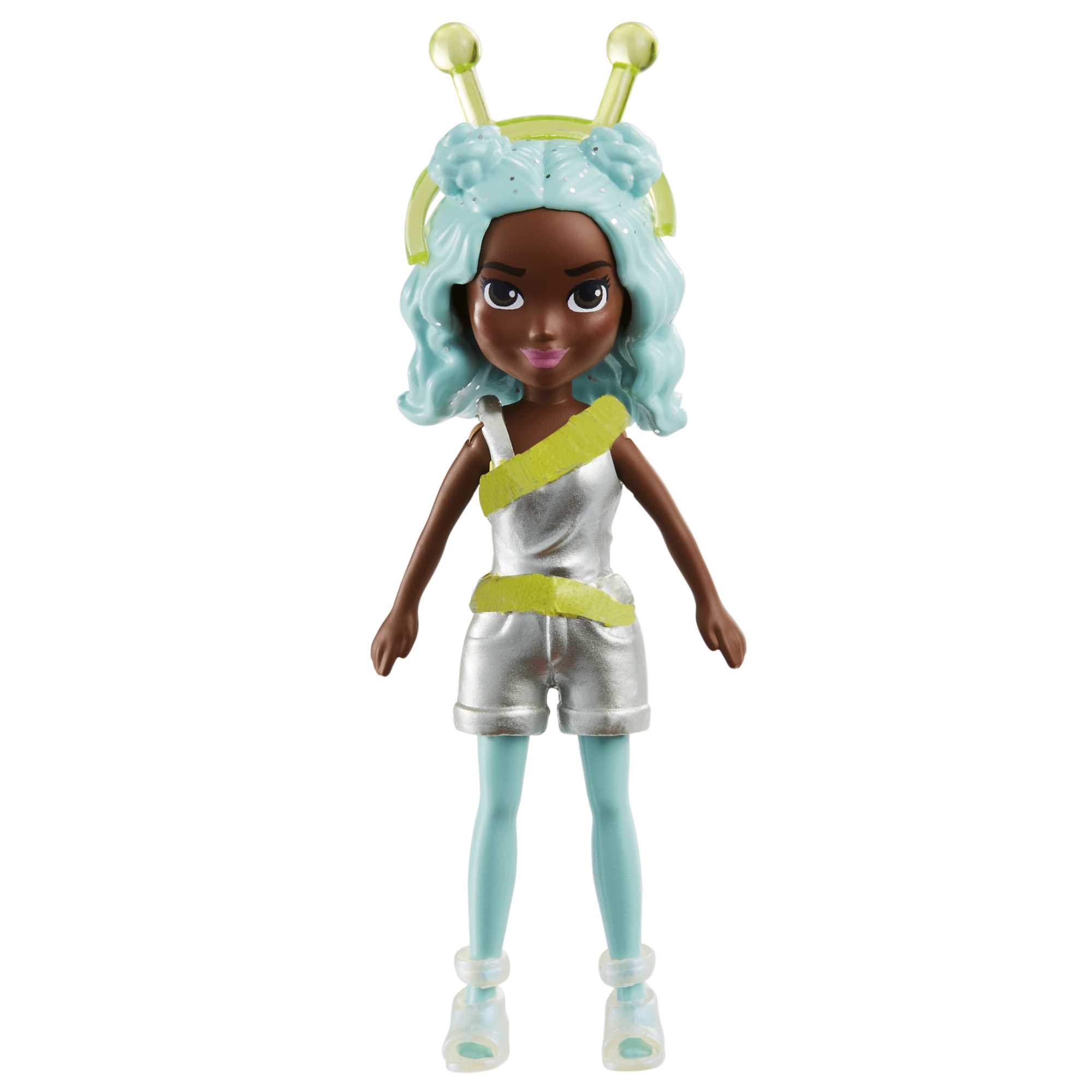 Polly Pocket 2 Dolls And 25 Accessories, Color-Change Seashine Mermaid Fashion Pack