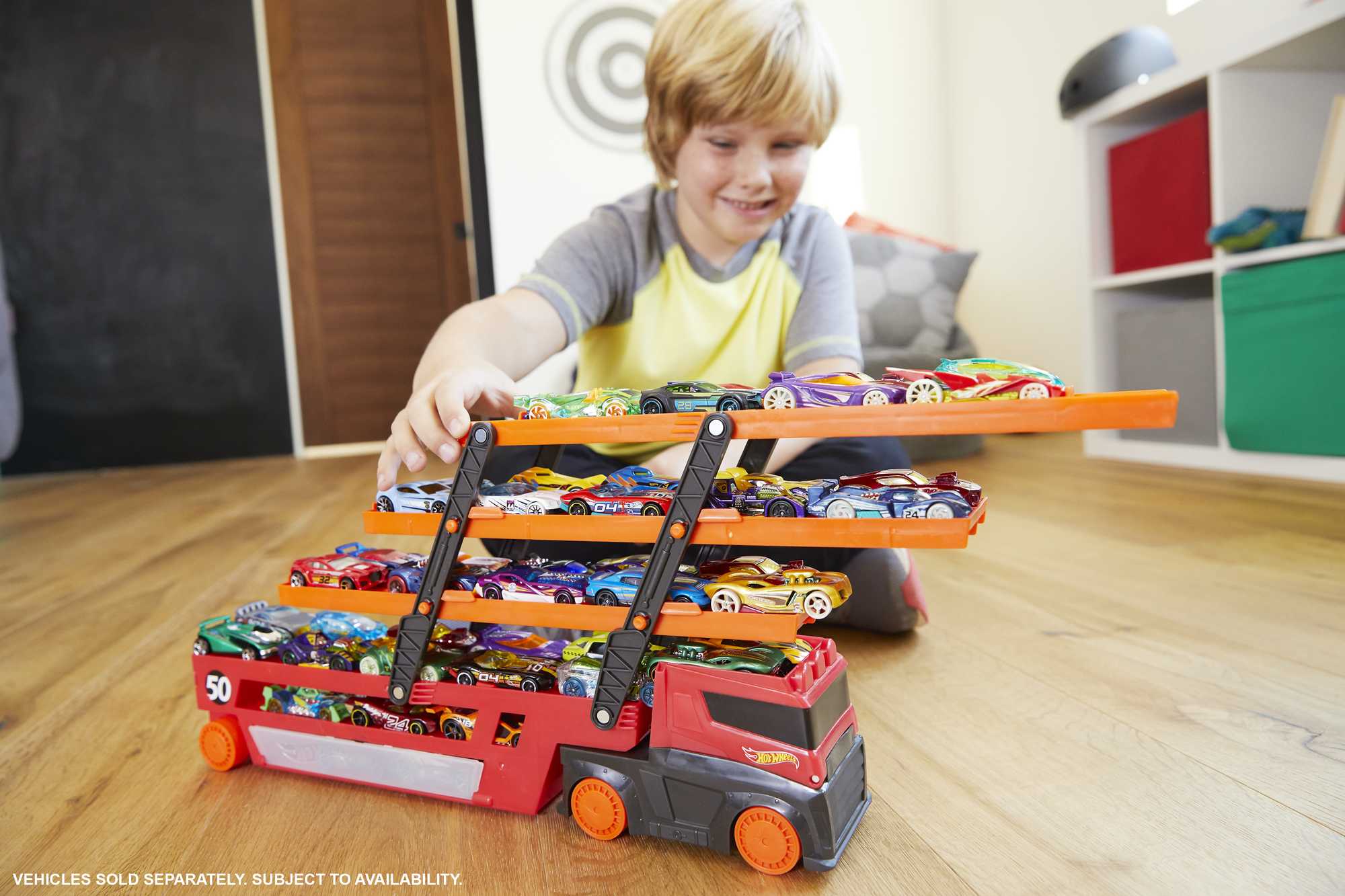 Hot Wheels City Pista de Juguete Mega Remolque
