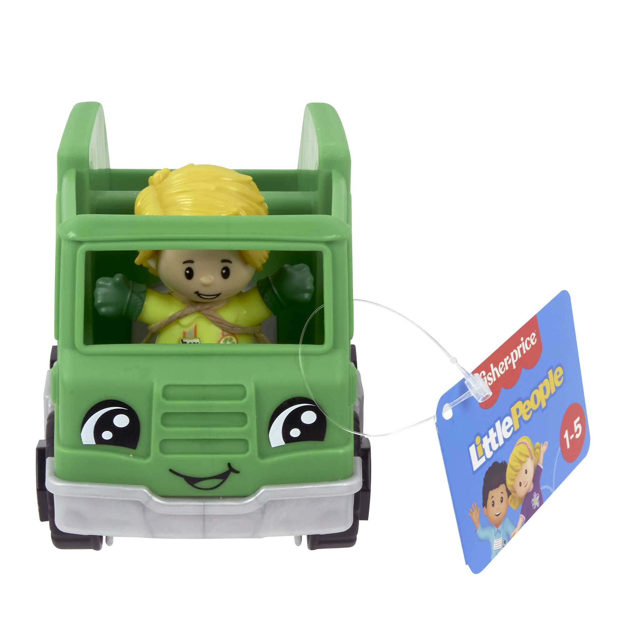 Fisher-Price  Little People  Camion de Recyclage et Figurine