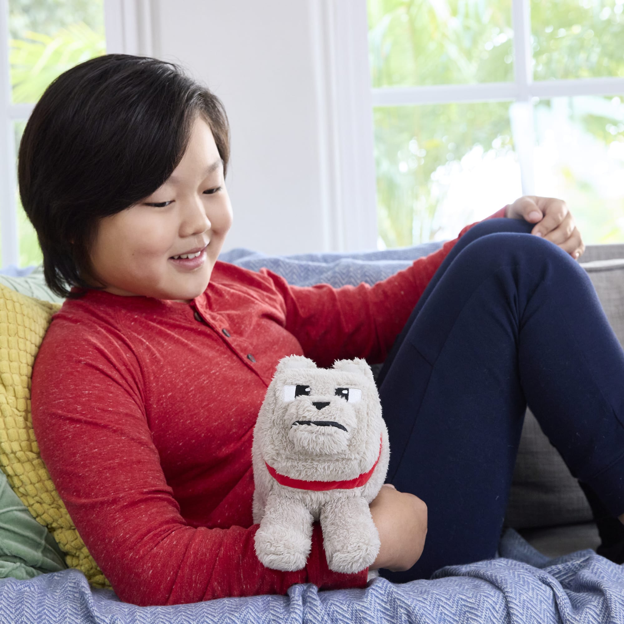 Minecraft-Peluche dennis Le Loup-Taille de 20 Cm à Collectionner