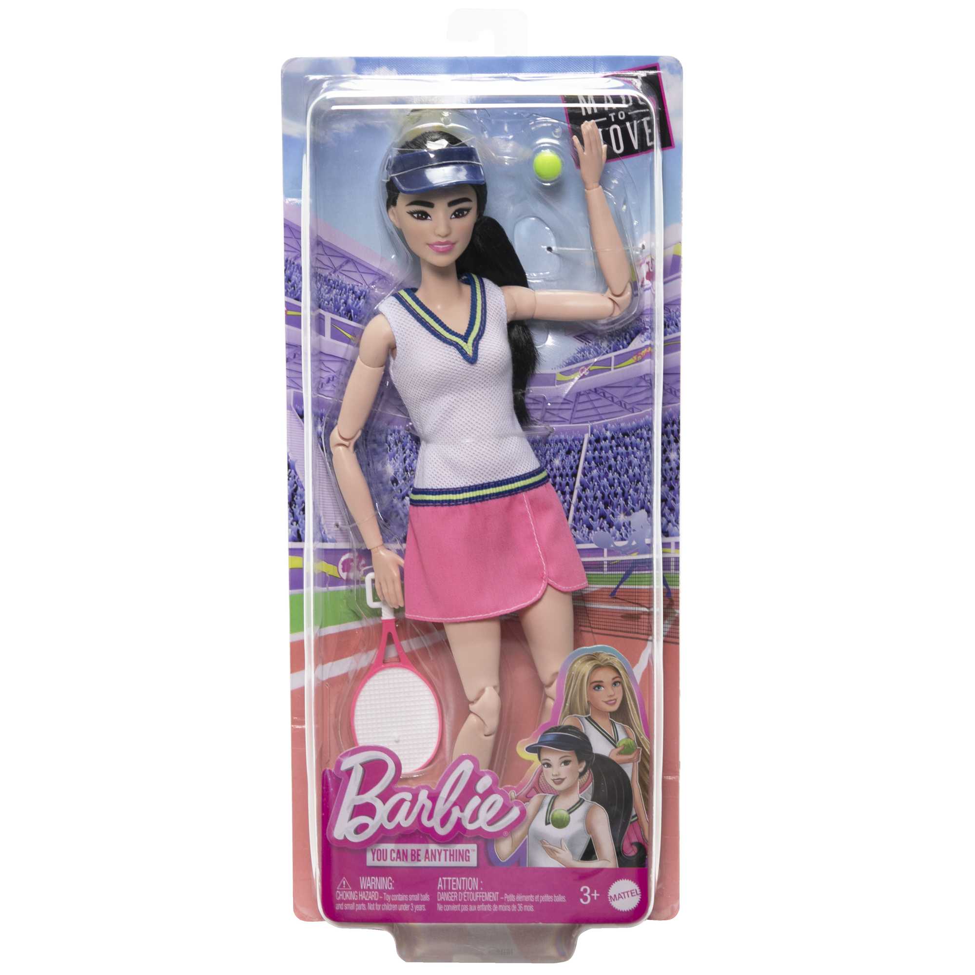 Barbie Doll & Accessories, Career Tennis Player Doll With Racket And Ball