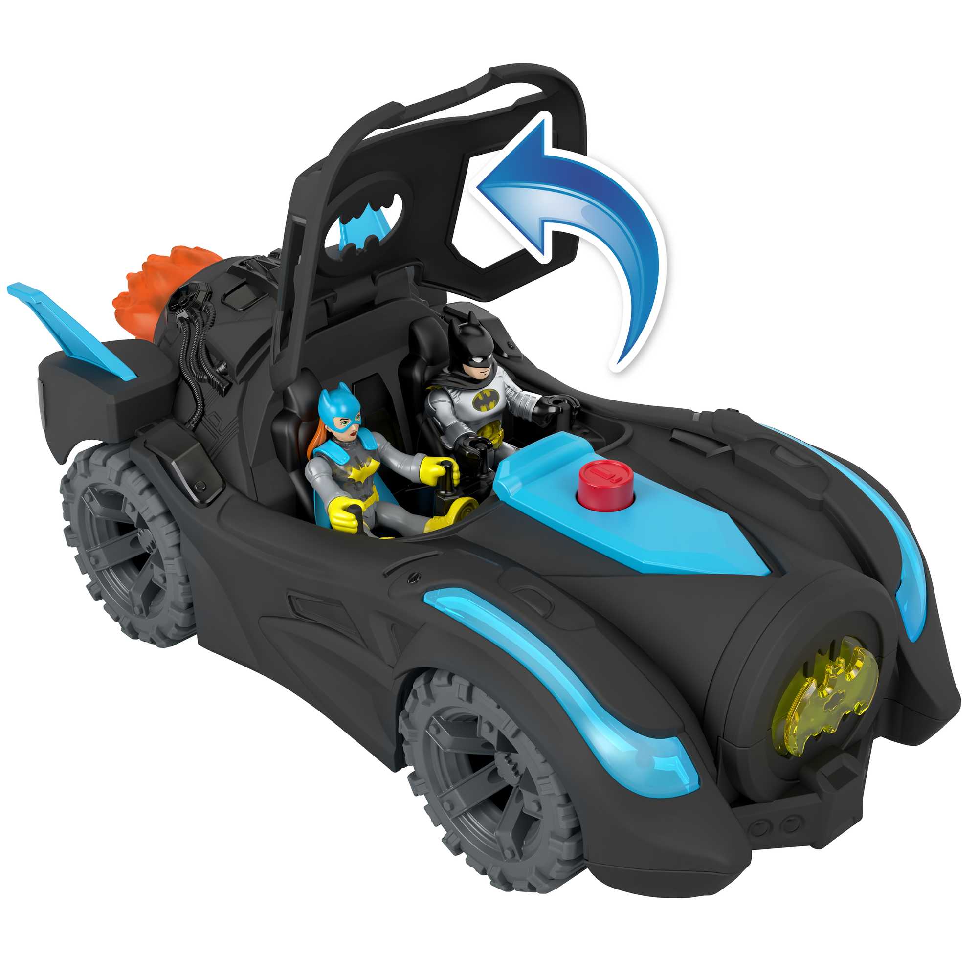 Imaginext DC Super Friends Figura de Ação Batmóvel Bat-Tech Deluxe