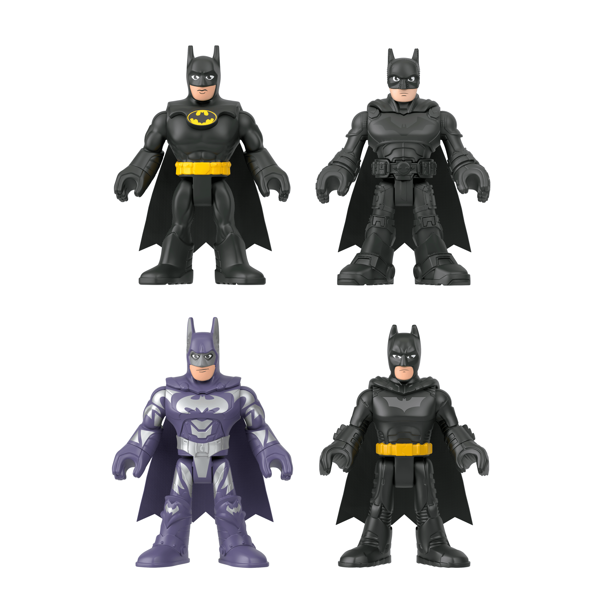 Imaginext-Dc Super Friends 85Èmeanniversaire Batman-4Figurines