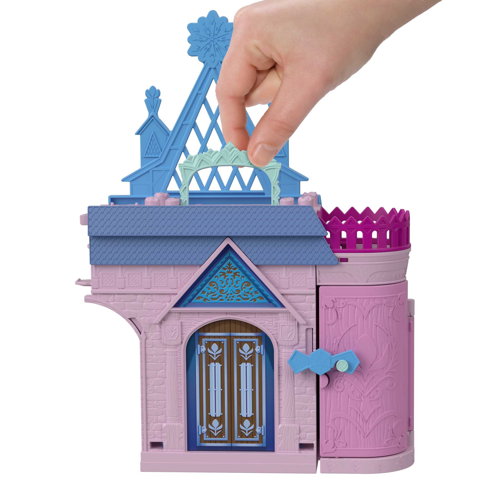 Disney Frozen Casa de Muñecas Castillo de Anna Apilable
