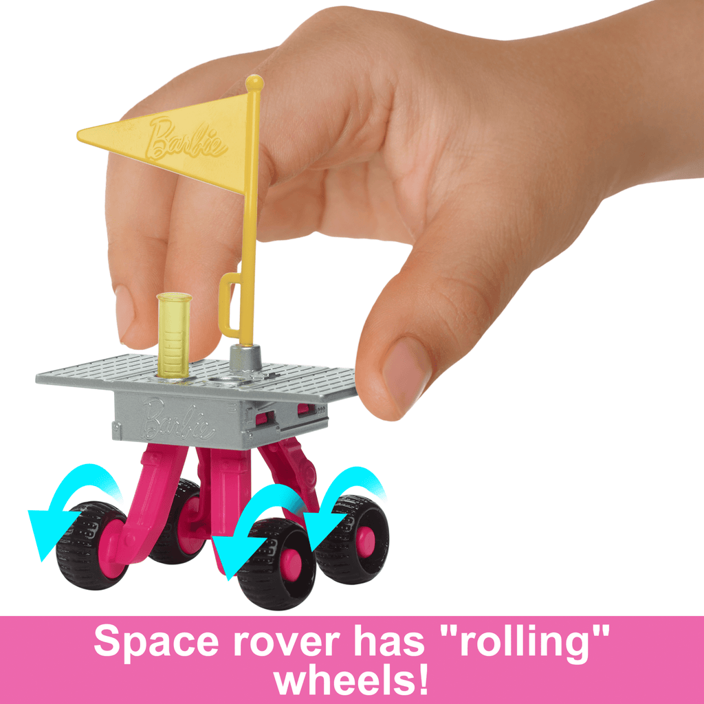 Barbie 65th Anniversary Careers Astronaut Doll & 10 Accessories Including Rolling Rover & Space Helmet