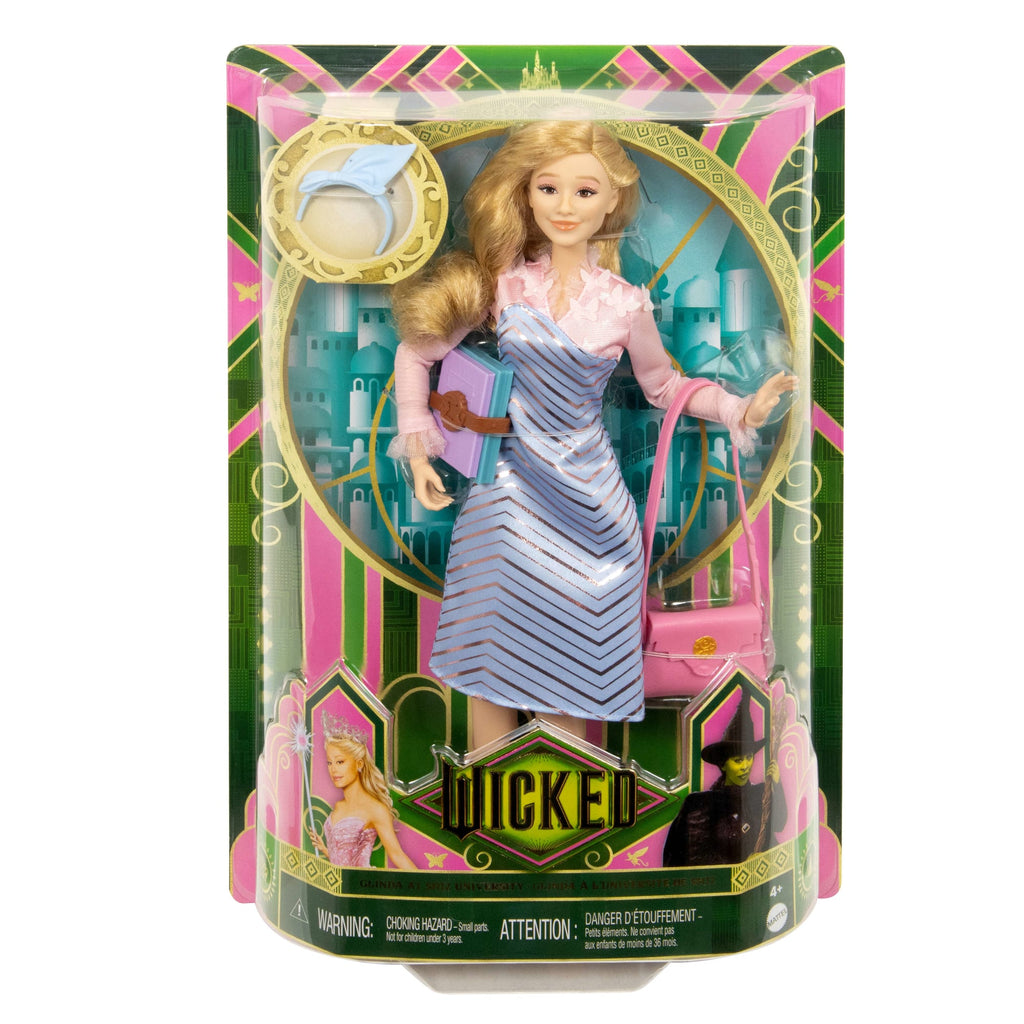 Universal Pictures’ Wicked Glinda At Shiz University Fashion Doll With Removable Fashions & Accessories