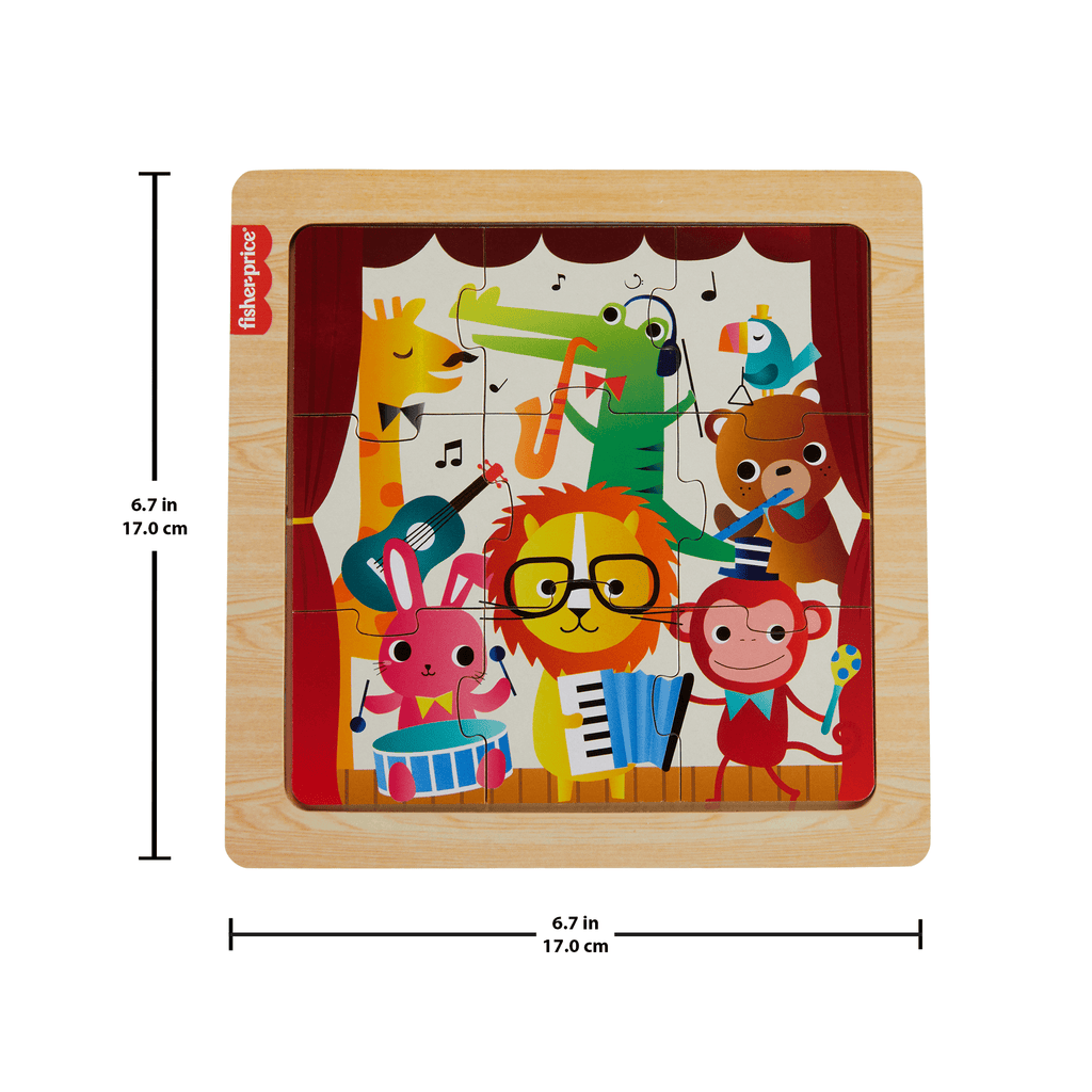 Fisher-Price Wooden Jigsaw Puzzle Collection For Toddlers & Preschool Kids, Style May Vary