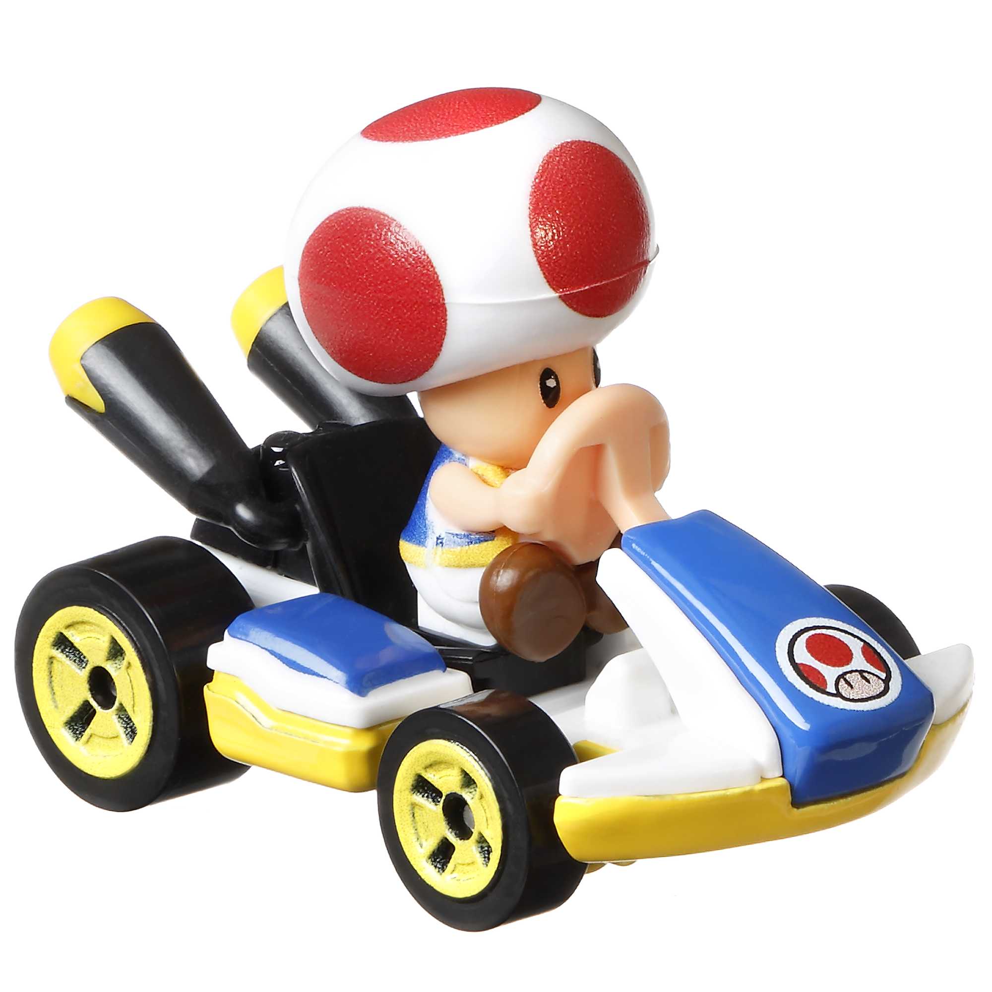 Hot Wheels Mario Kart Veículo de Brinquedo Kart Padrão Toad