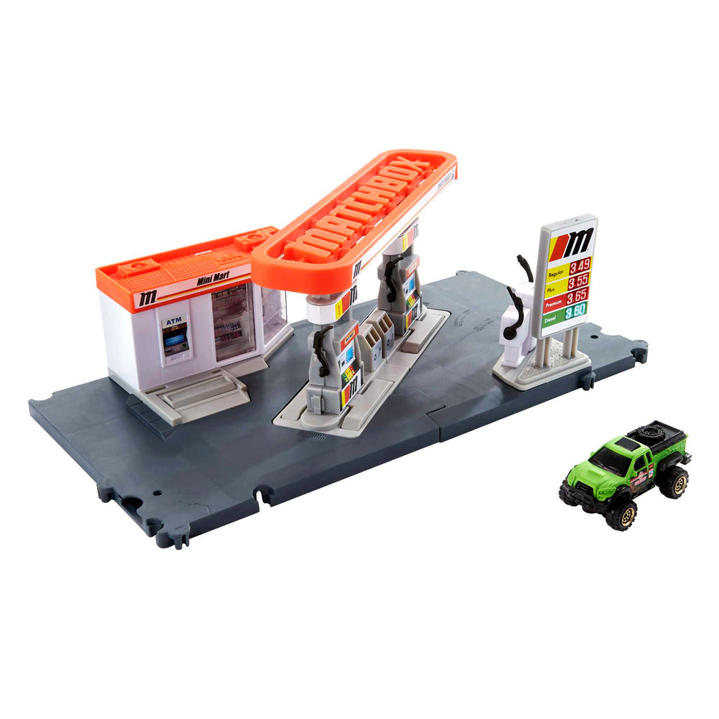 Matchbox Set de Juego Acción Estación de Gasolina