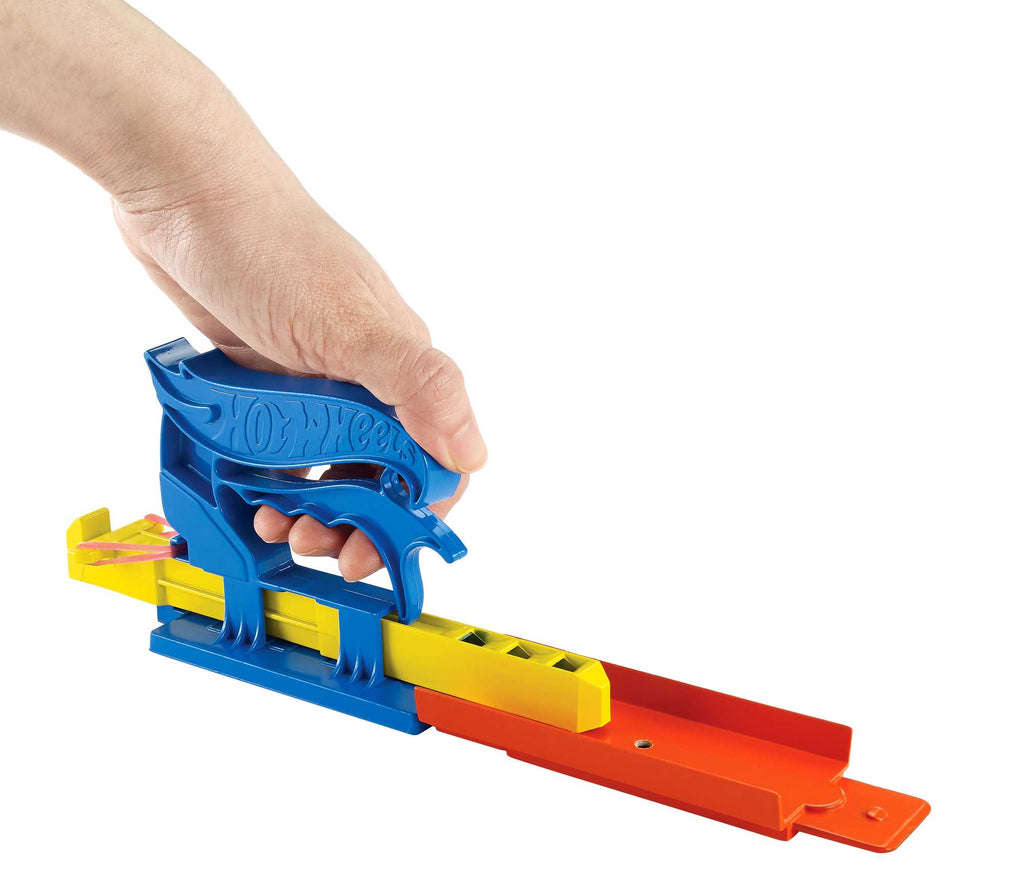 Hot Wheels Action Pista de Brinquedo Lançador de Bolso Azul