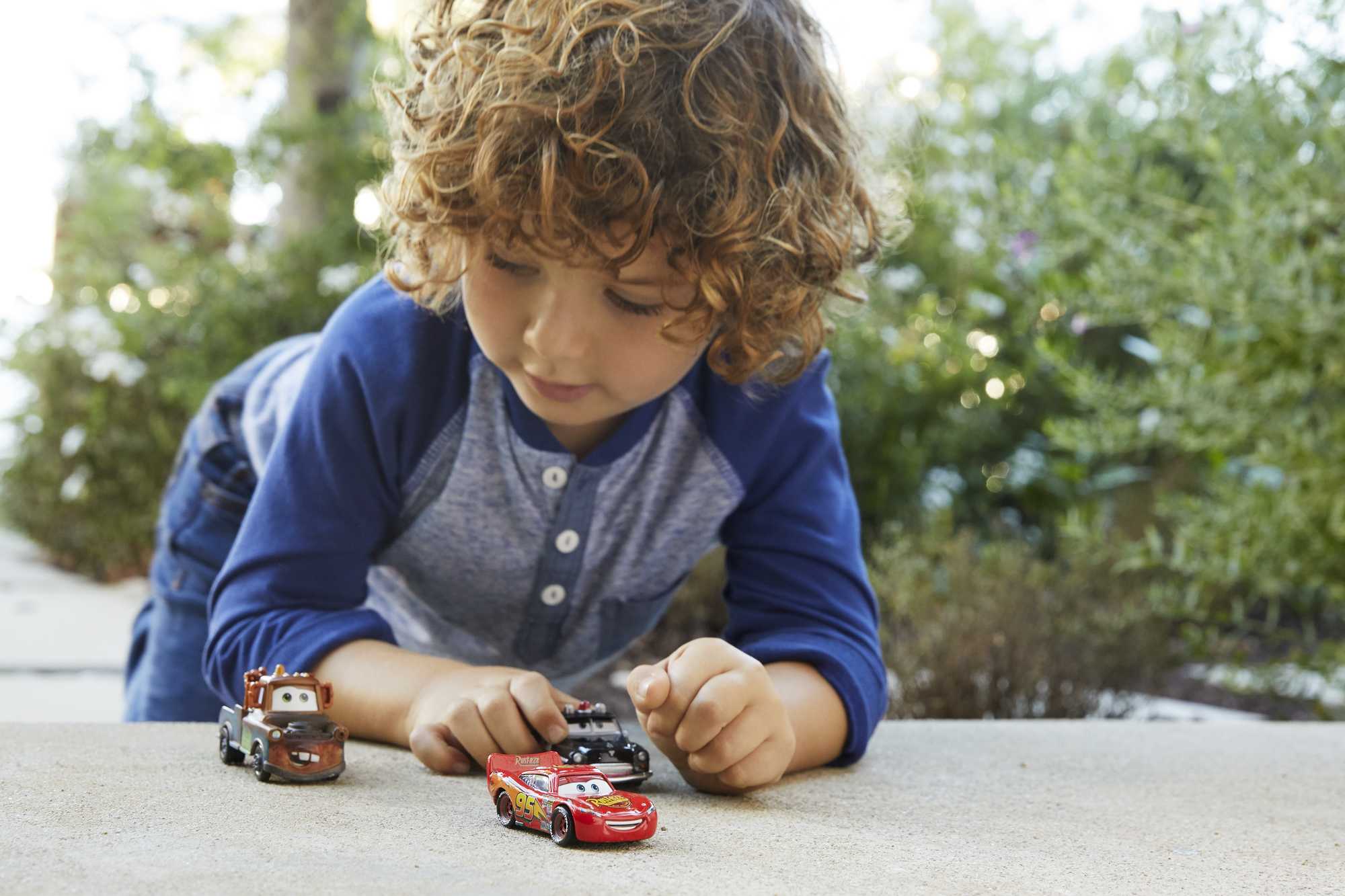 Cars de Disney y Pixar Diecast Vehículo de Juguete Paquete de 3 Personajes