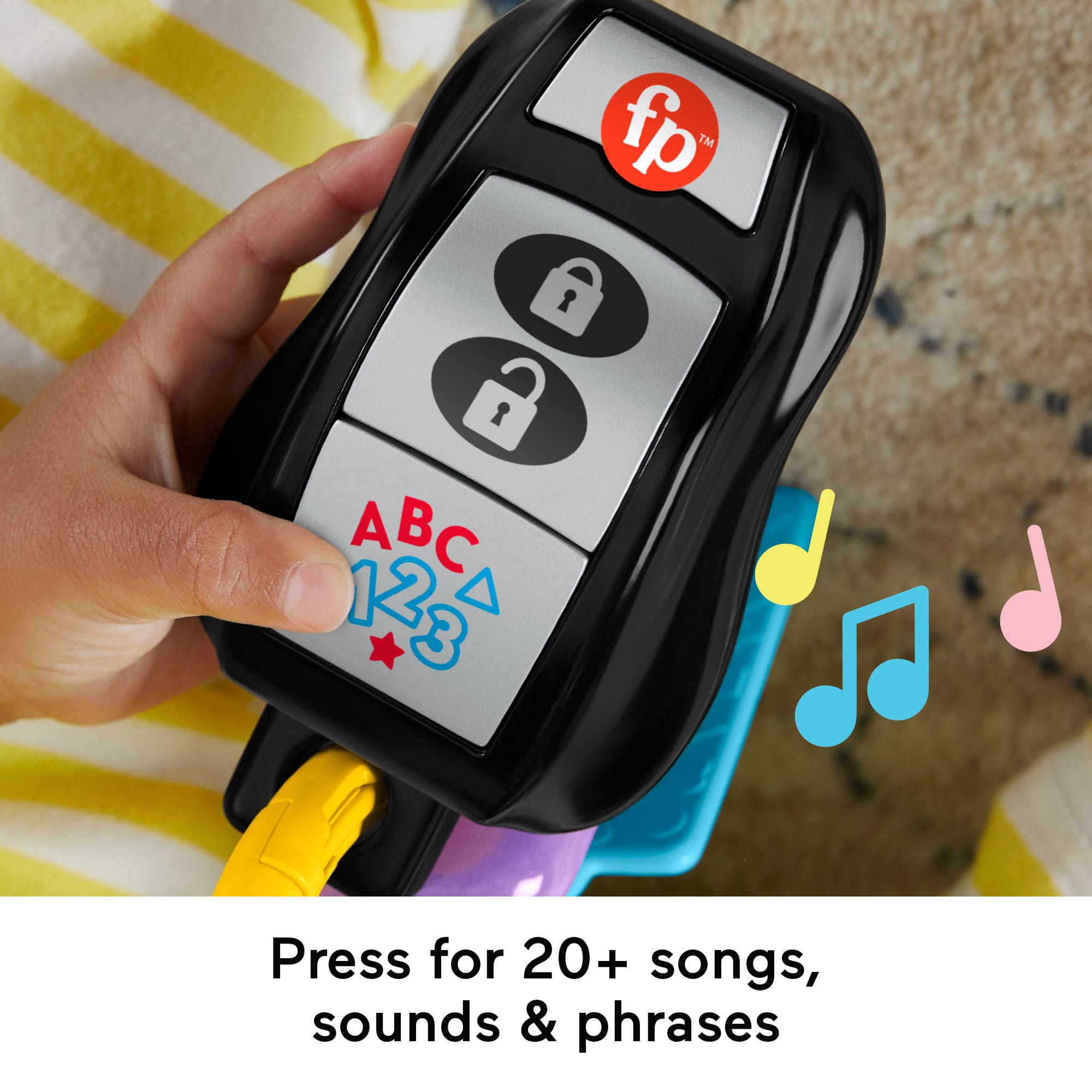 Fisher-Price Laugh & Learn Play & Go Activity Keys Baby & Toddler Musical Learning Toy
