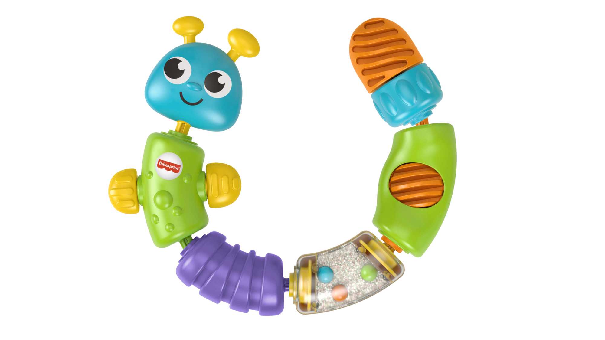 Fisher-Price Juguete para Bebés Oruga Cadena de Colores