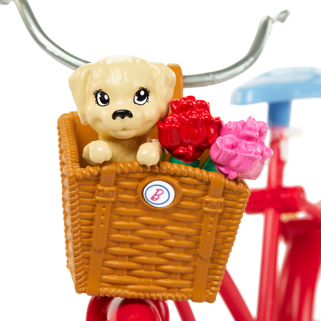 Barbie Pink Passport Holland Doll Set With Bicycle, CloThes, & Travel Accessories
