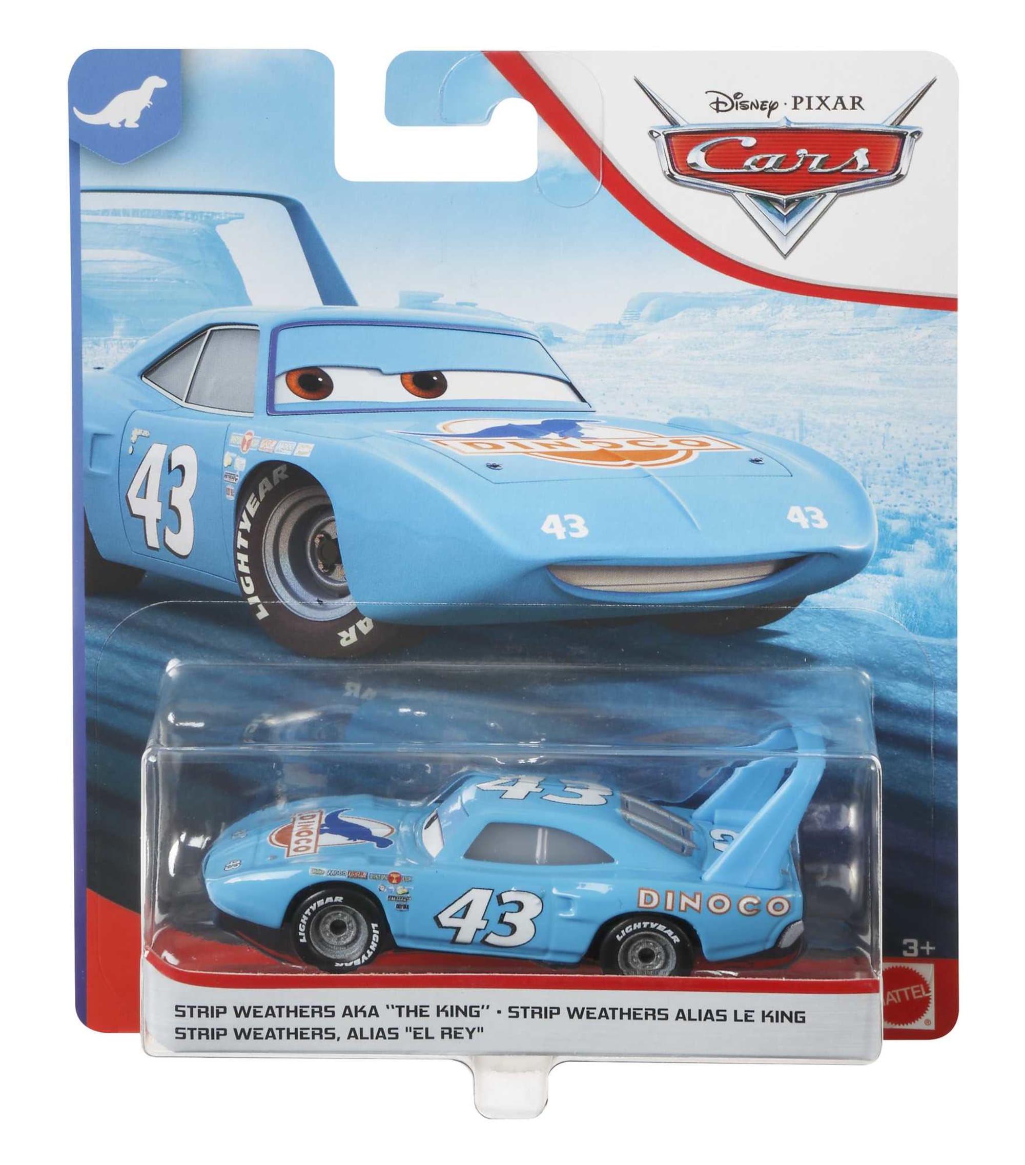 Carros da Disney e Pixar Diecast Veículo de Brinquedo Strip Weathers Alias O Rei