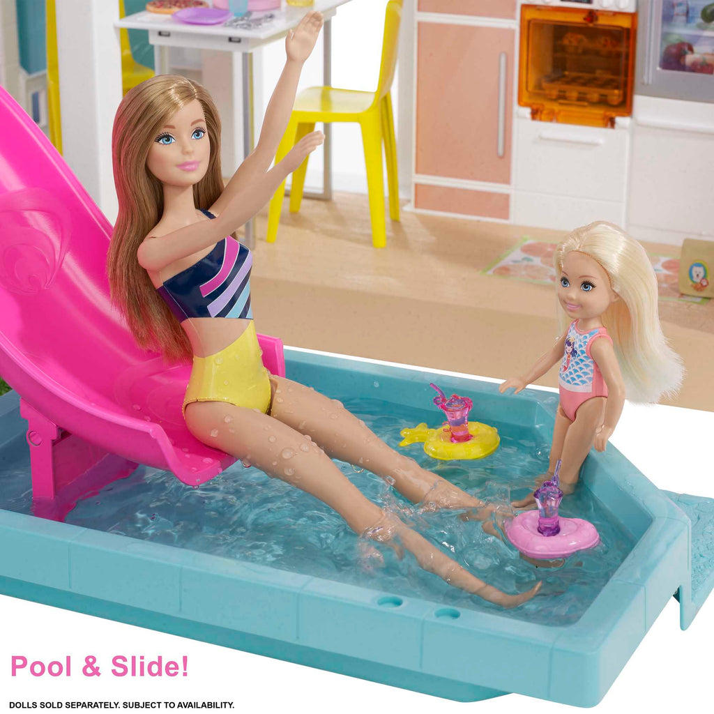 Barbie Dreamhouse Dollhouse With 75+ Accessories & Wheelchair Accessible Elevator, Lights, Sounds, Music
