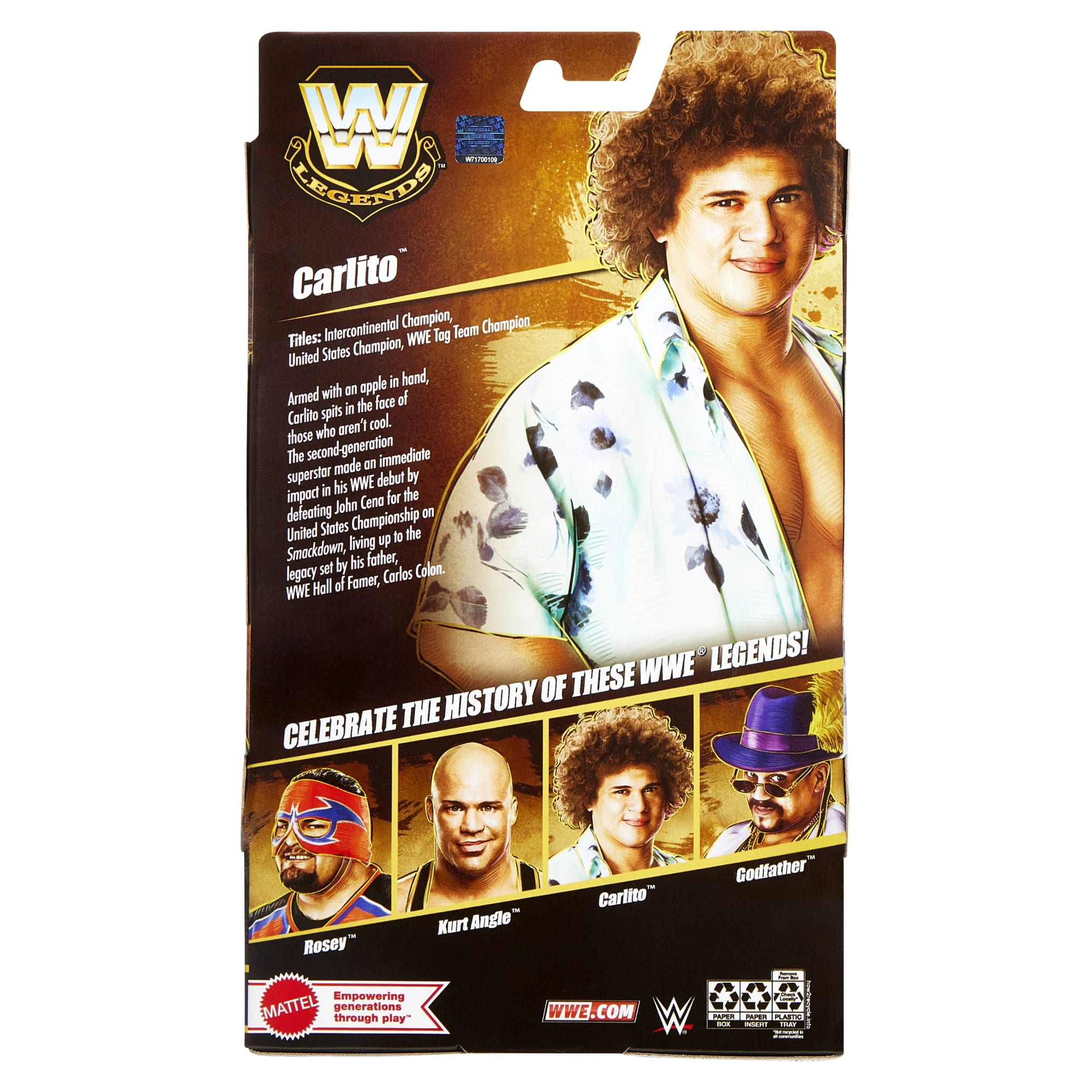 Wwe  Collection Elite  Legends  Série26  Figurine  Carlito