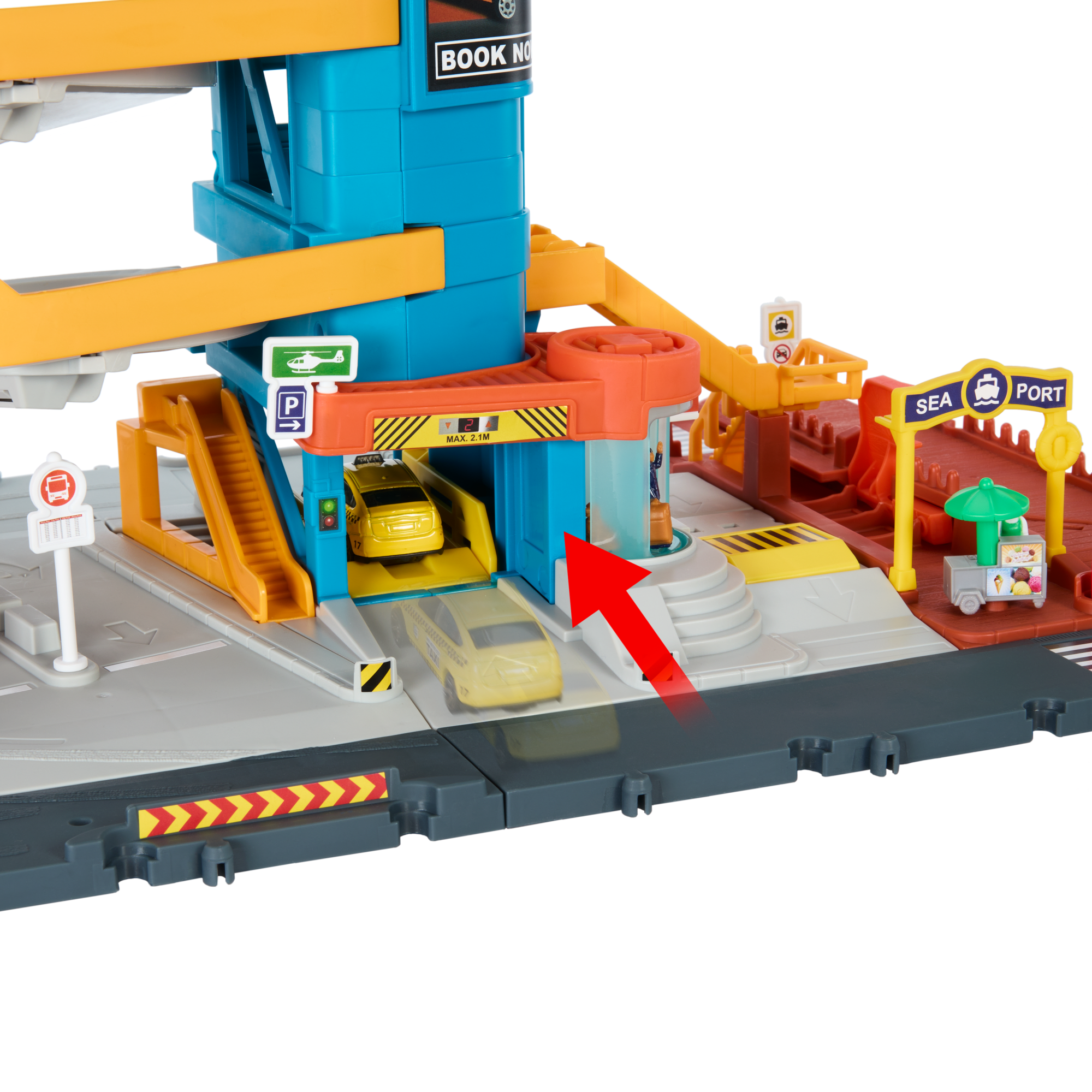 Matchbox-Centre de Transport Action Drivers-3Véhicules, 1Accessoire