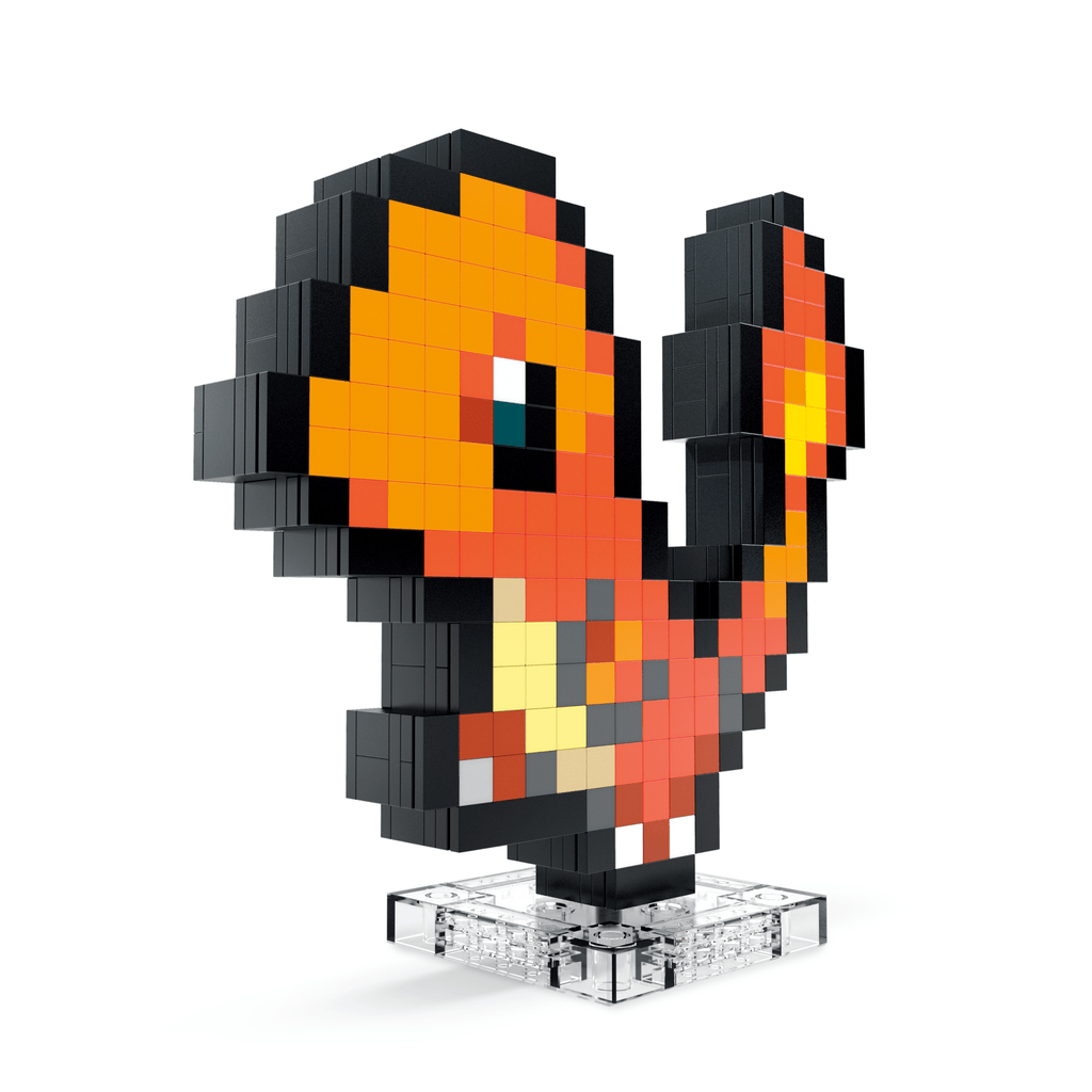 MEGA Pokémon Charmander Building Toy Kit (349 Pieces) Retro Set For Collectors