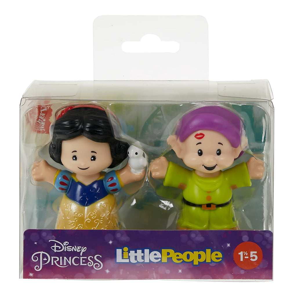 Little People Disney Princesa Juguete para Bebés Figuras de Blanca Nieves y Tontín