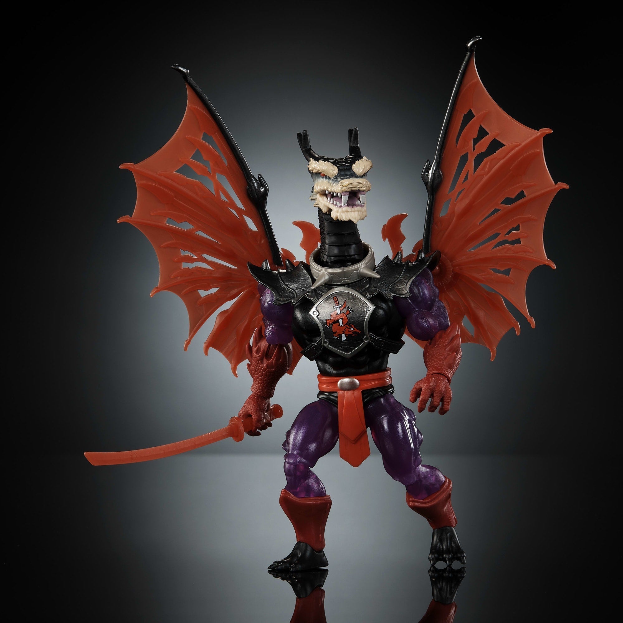 Masters Of Universe Origins Turtles Of Grayskull Ninjor Action Figure, Tmnt MOTU Reptile Wars Toy
