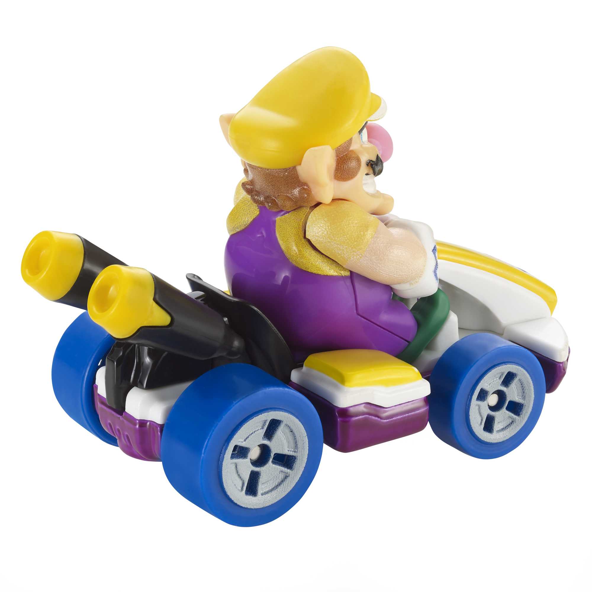 Hot Wheels Mario Kart Vehículo de Juguete Wario Estándar Kart