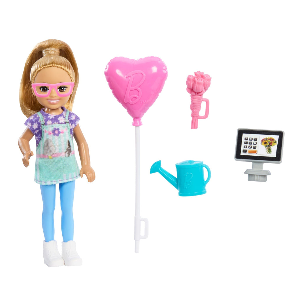 Barbie  Chelsea  Poupée Fleuriste et Accessoires, Blonde