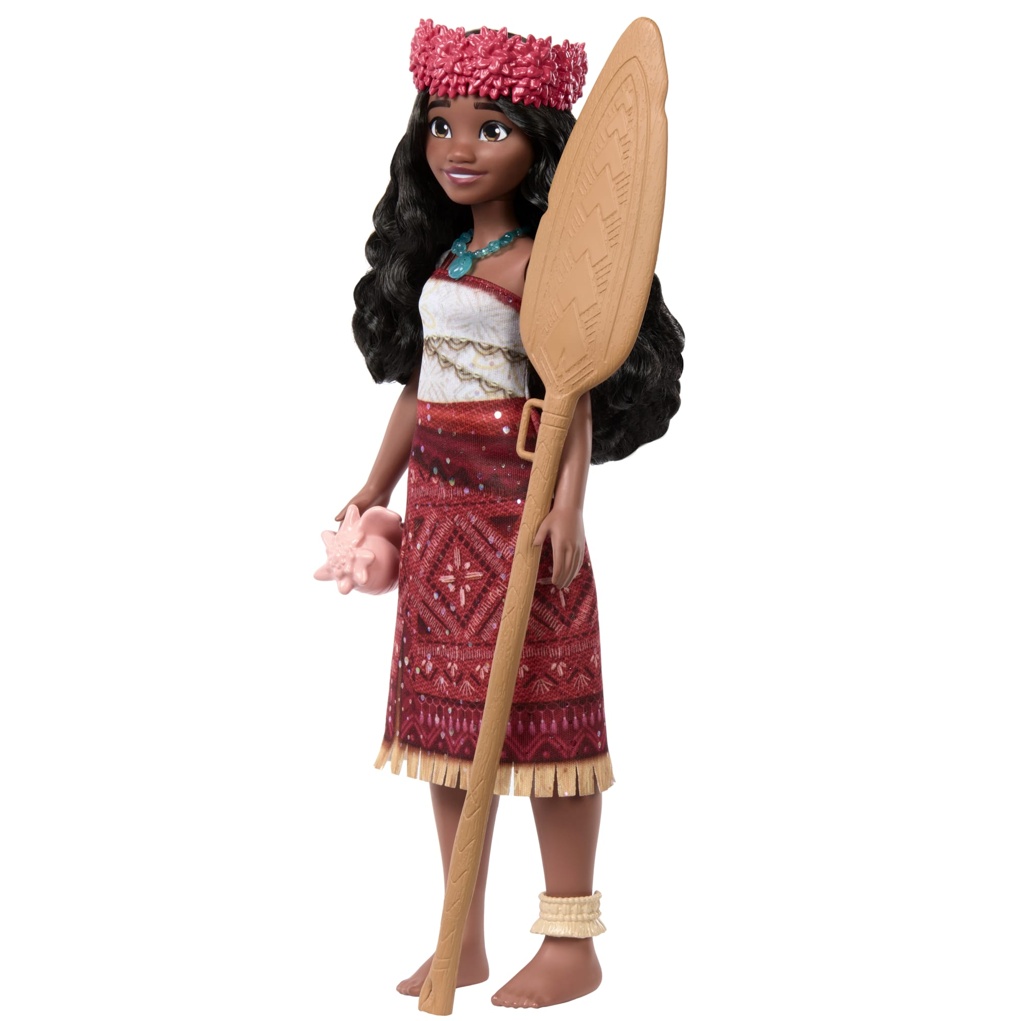 Disney Moana 2 Singing Adventure Moana Doll & Accessories, Sings “We’re Back” in English