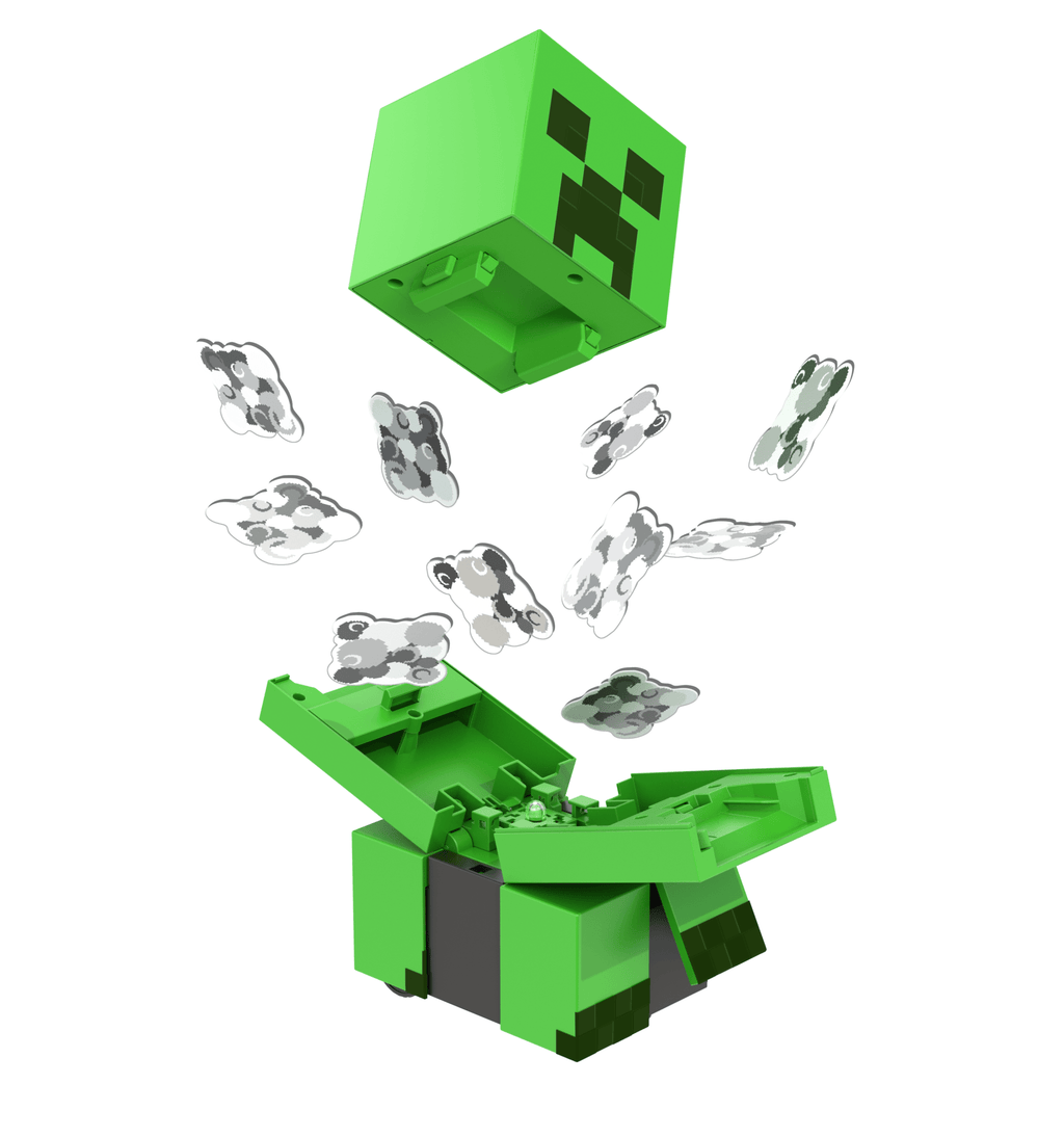 Minecraft Creeper Explosif Télécommandé, Lumières, Sons, Code de Contenu