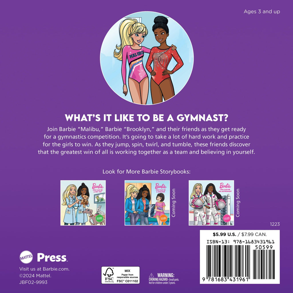 Barbie: You Can Be A Gymnast