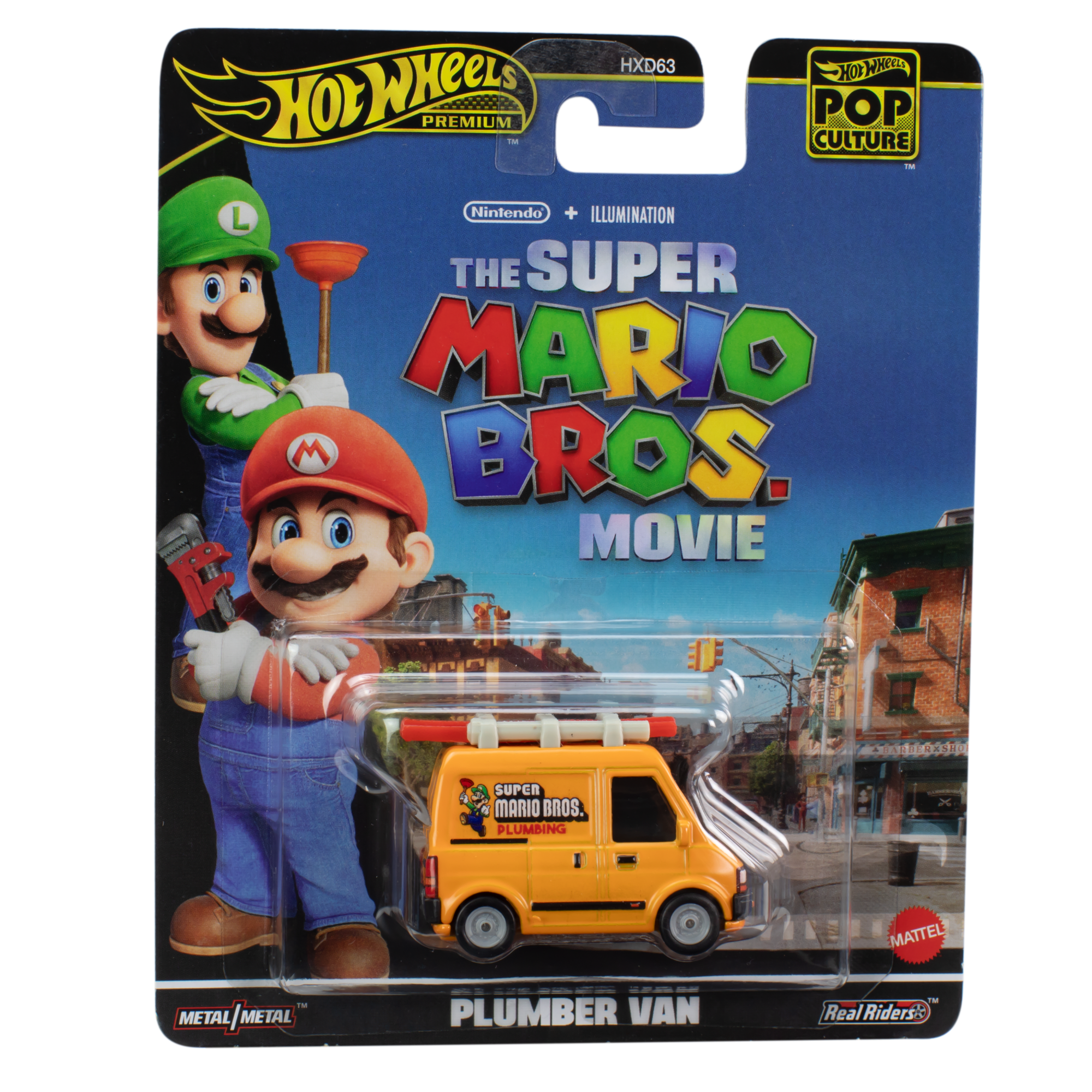 Hot Wheels Collector Veículo de Brinquedo Mario o Filme Van de Encanador